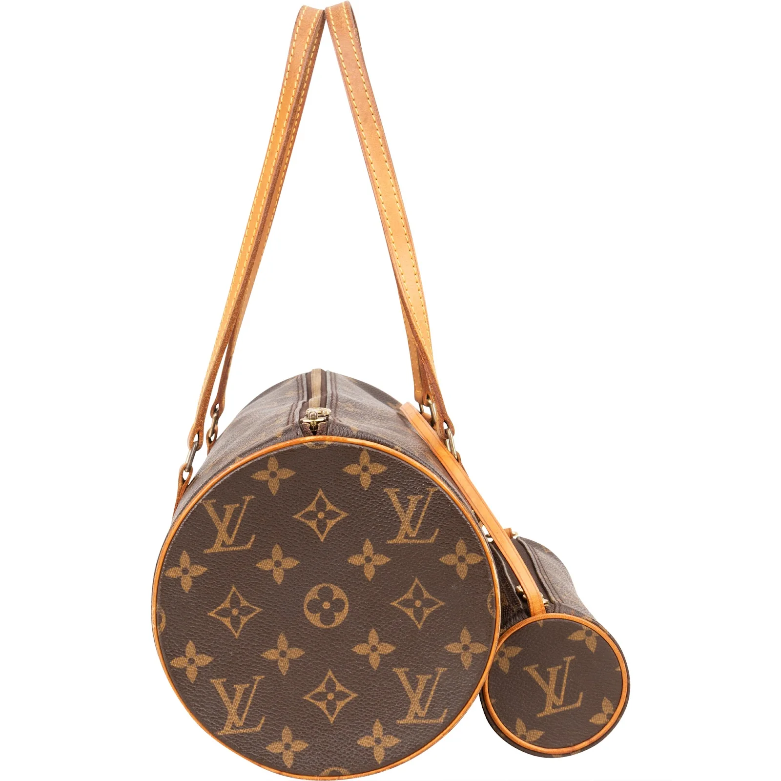 Louis Vuitton Monogram Canvas Papillon Set Shoulder Bag