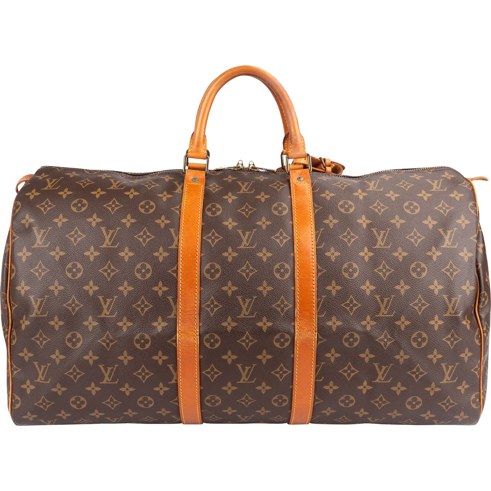 Louis Vuitton Monogram Canvas Keepall 55 Travel Bag