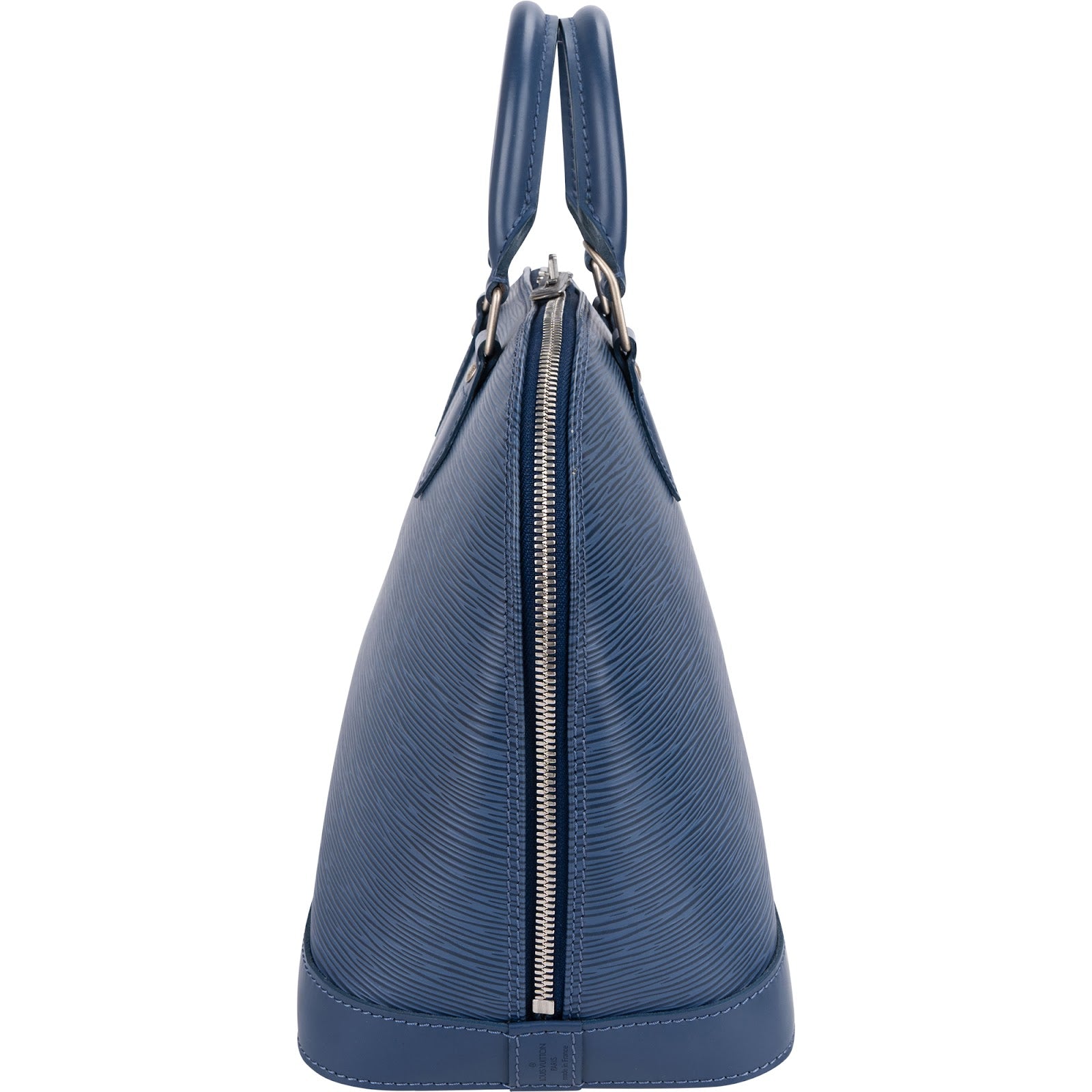 Louis Vuitton Blue Epi Leather Alma PM Handbag