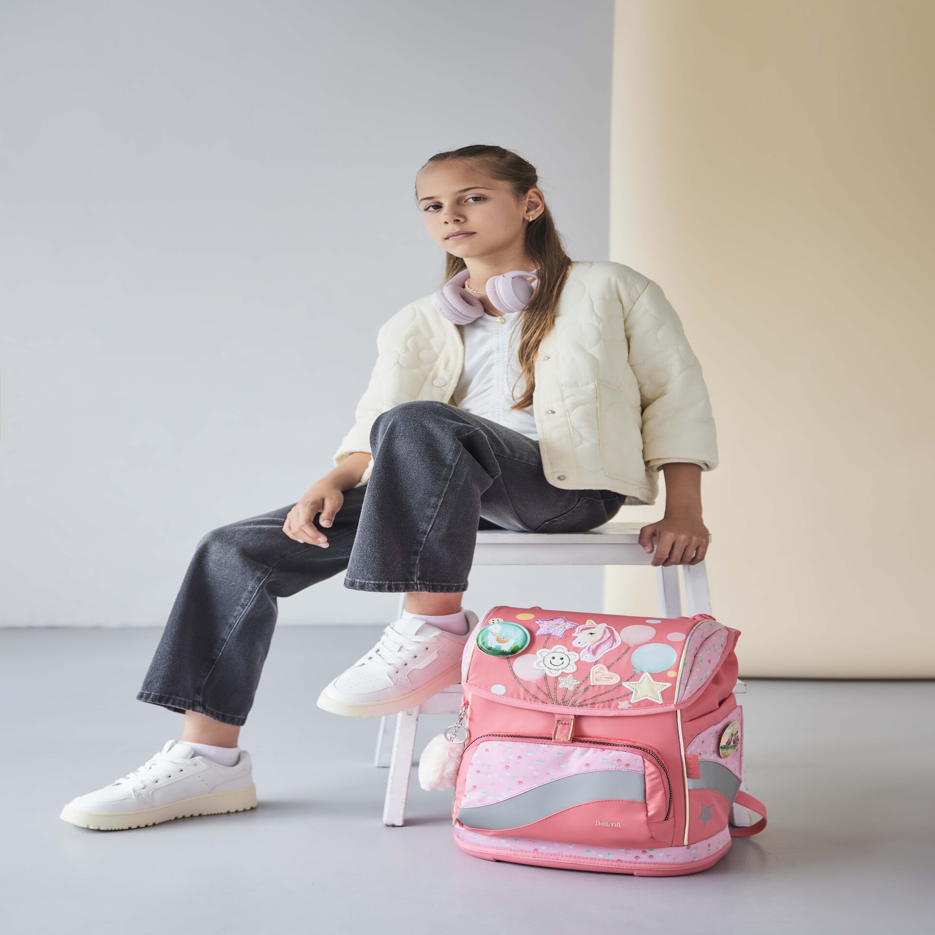 Smarty Plus Schulranzenset 5-teilig - "Cherry Blossom"