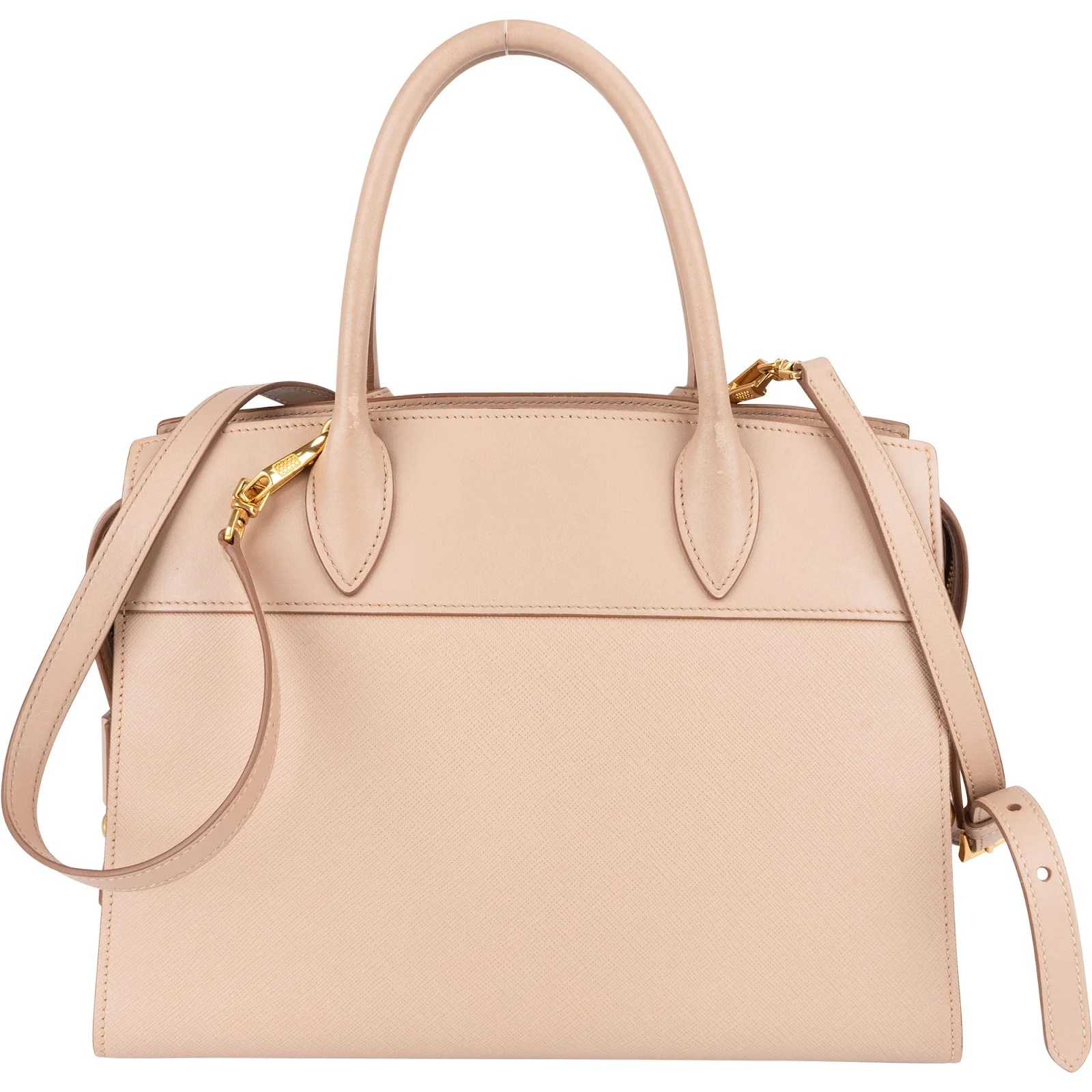 Prada Saffiano Leather Mano Galleria Handbag
