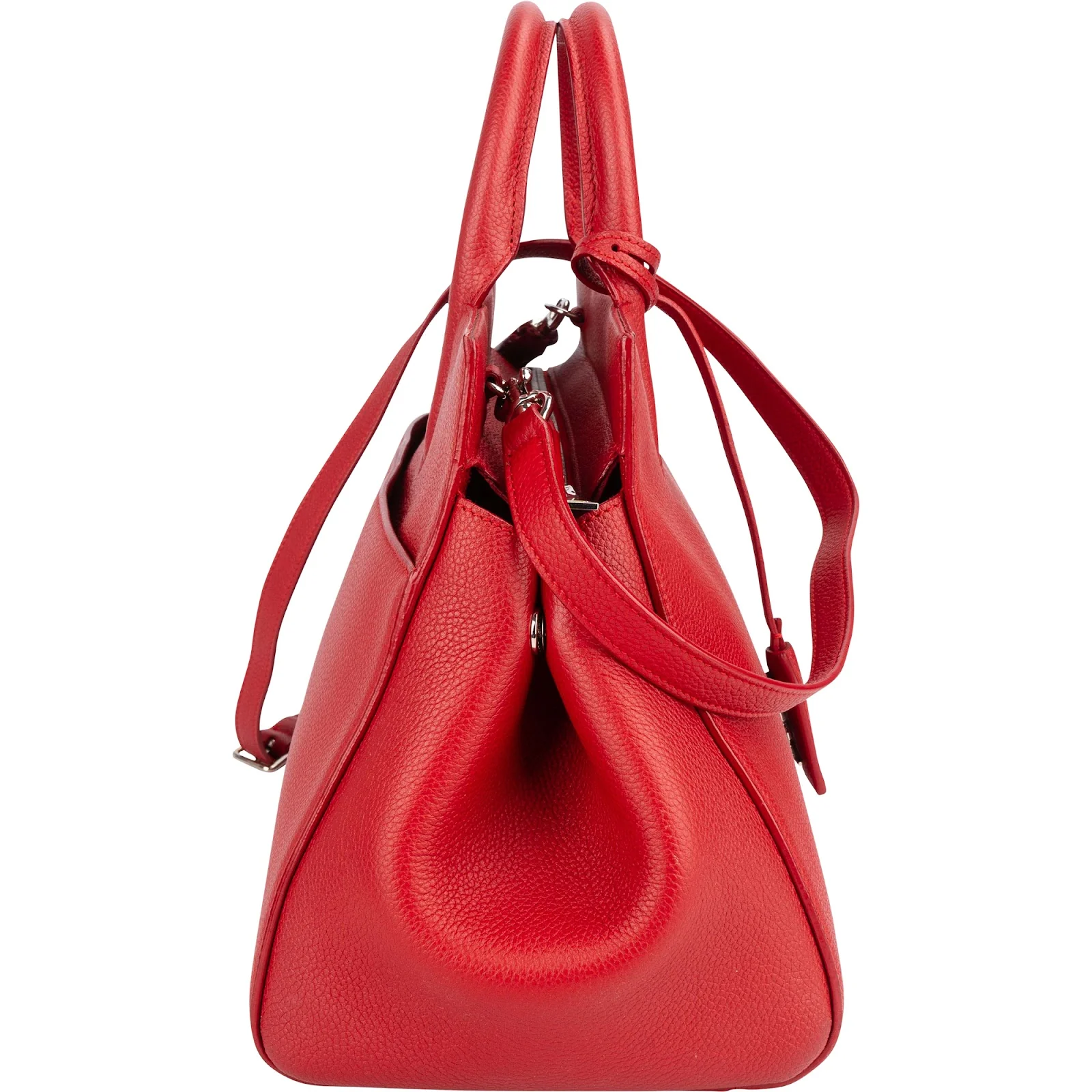 Saint Laurent Grained Leather Rive Gauche Handbag