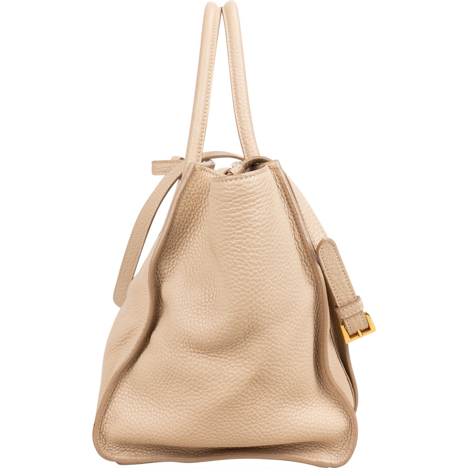 Prada Vitello Daino Leather Twin Pocket Luggage Shopper