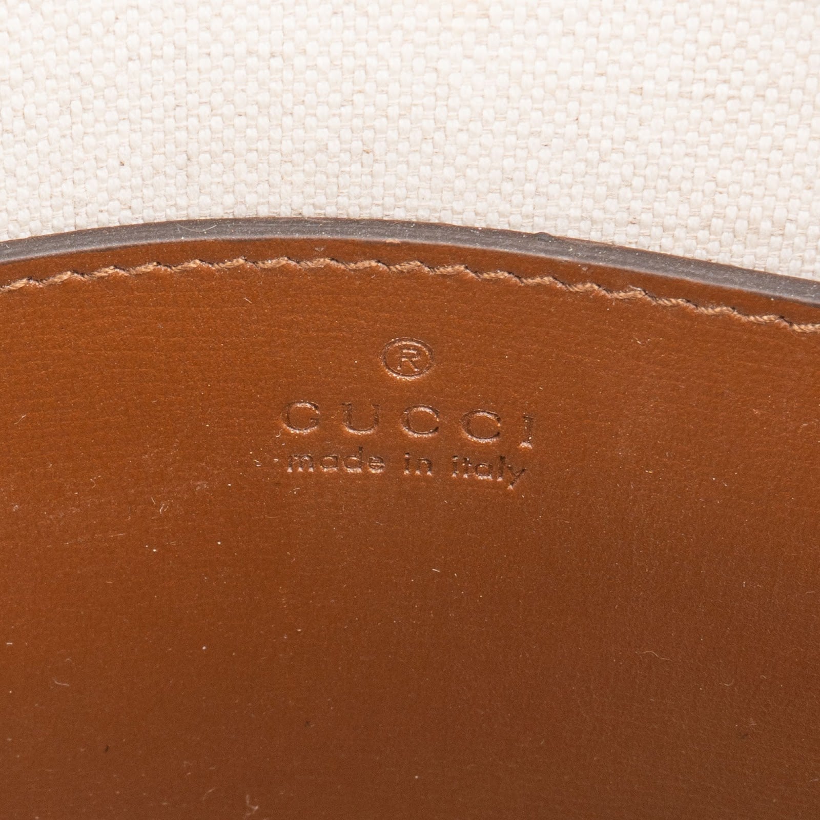 GUCCI Monogram GG Supreme Interlocking G Messenger Crossbody Bag