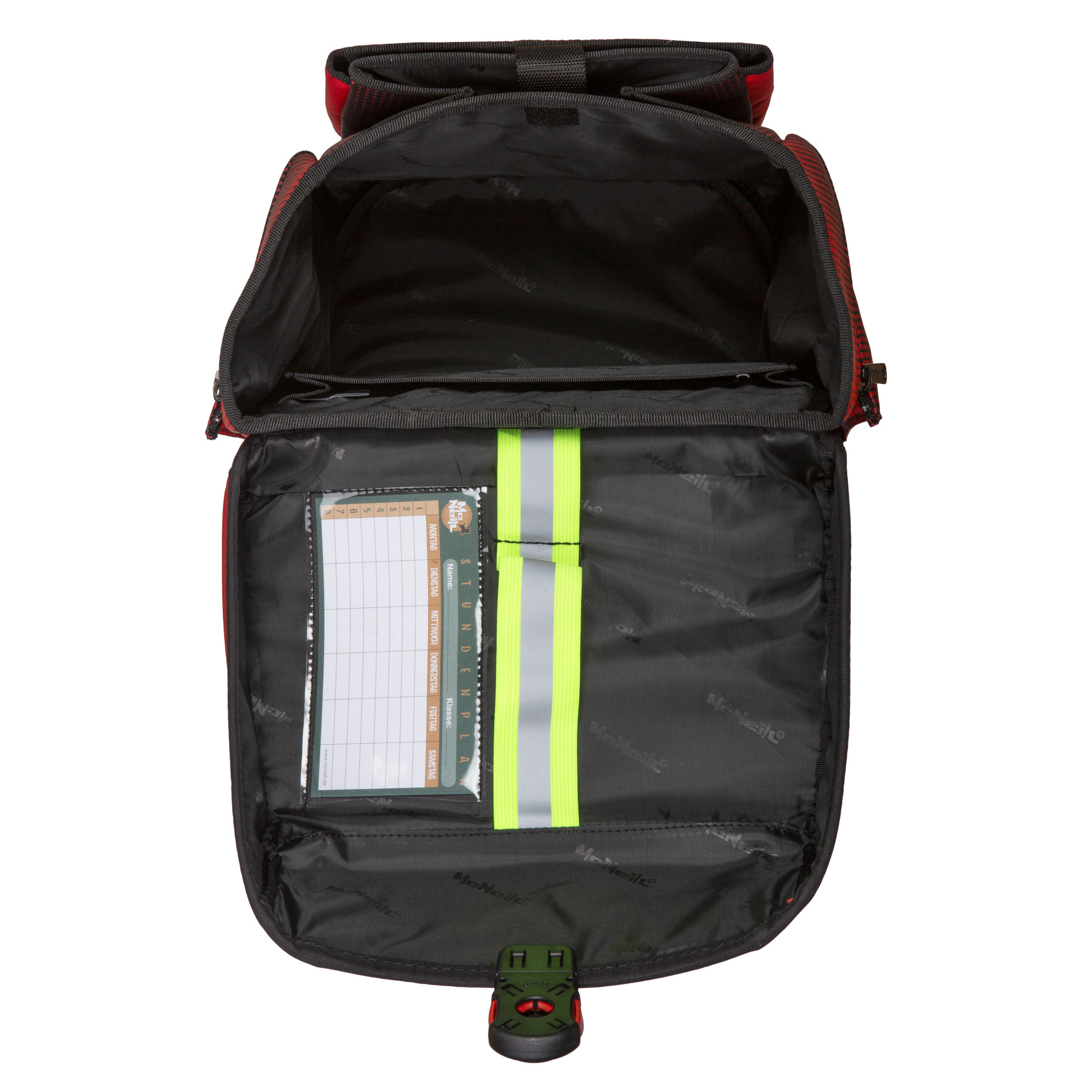 McNeill Schulranzen-Set PERFECTO 5tlg. - Gradient Cranberry