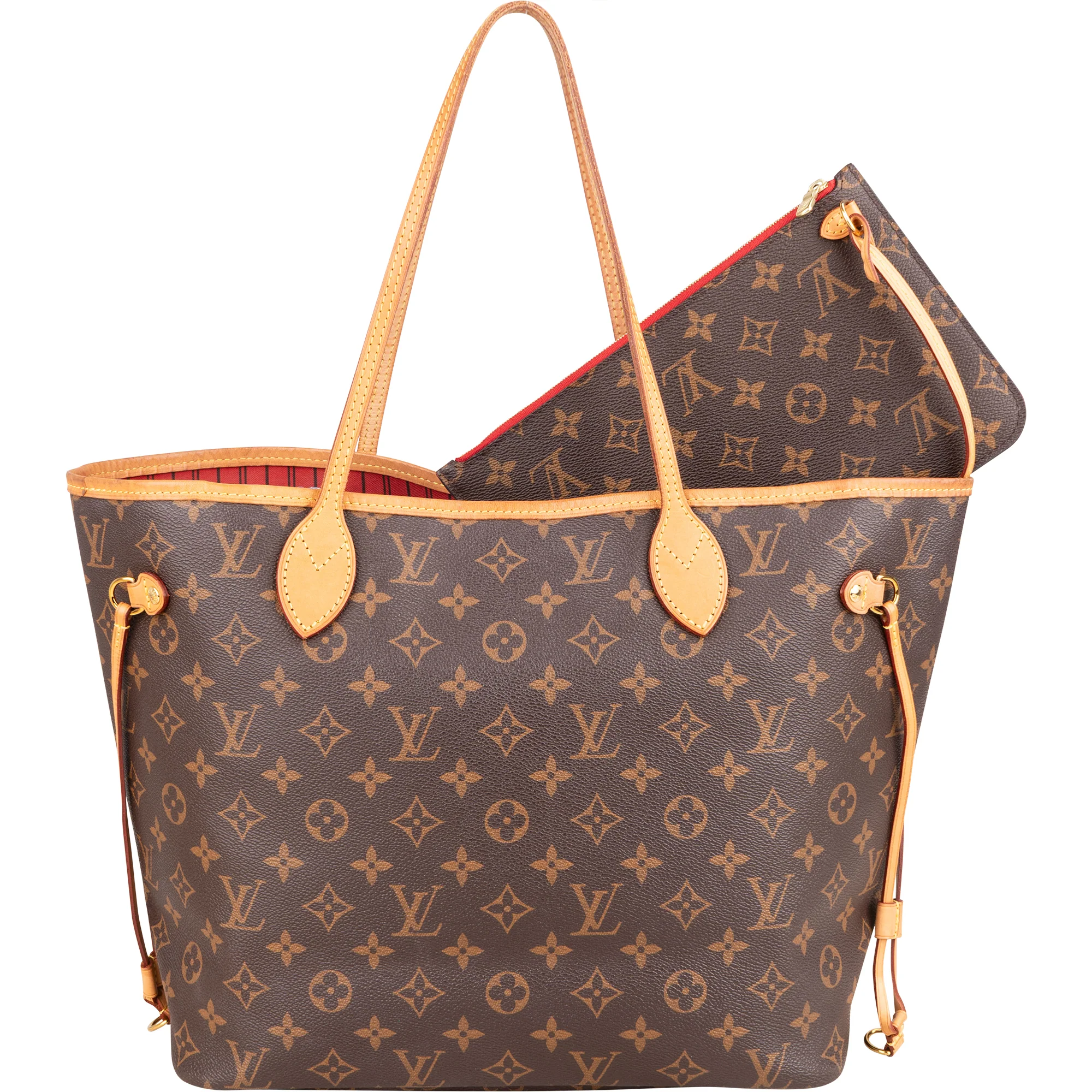 Louis Vuitton Canvas Monogram Neverfull MM Shopper 