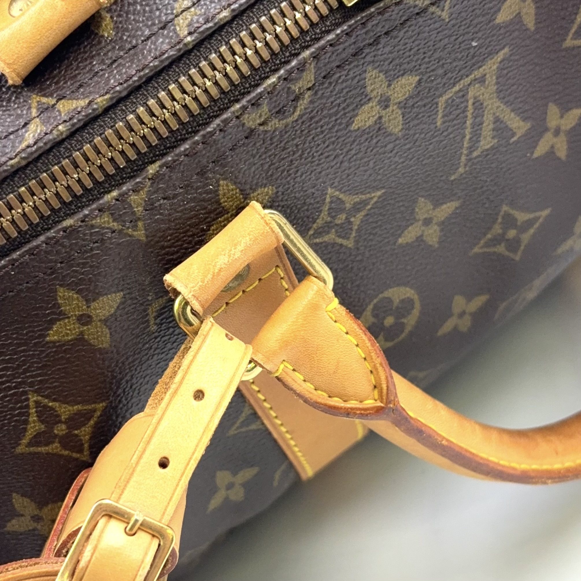 Louis Vuitton  Keepall Bandouliere 55 Monogram Boston Bag