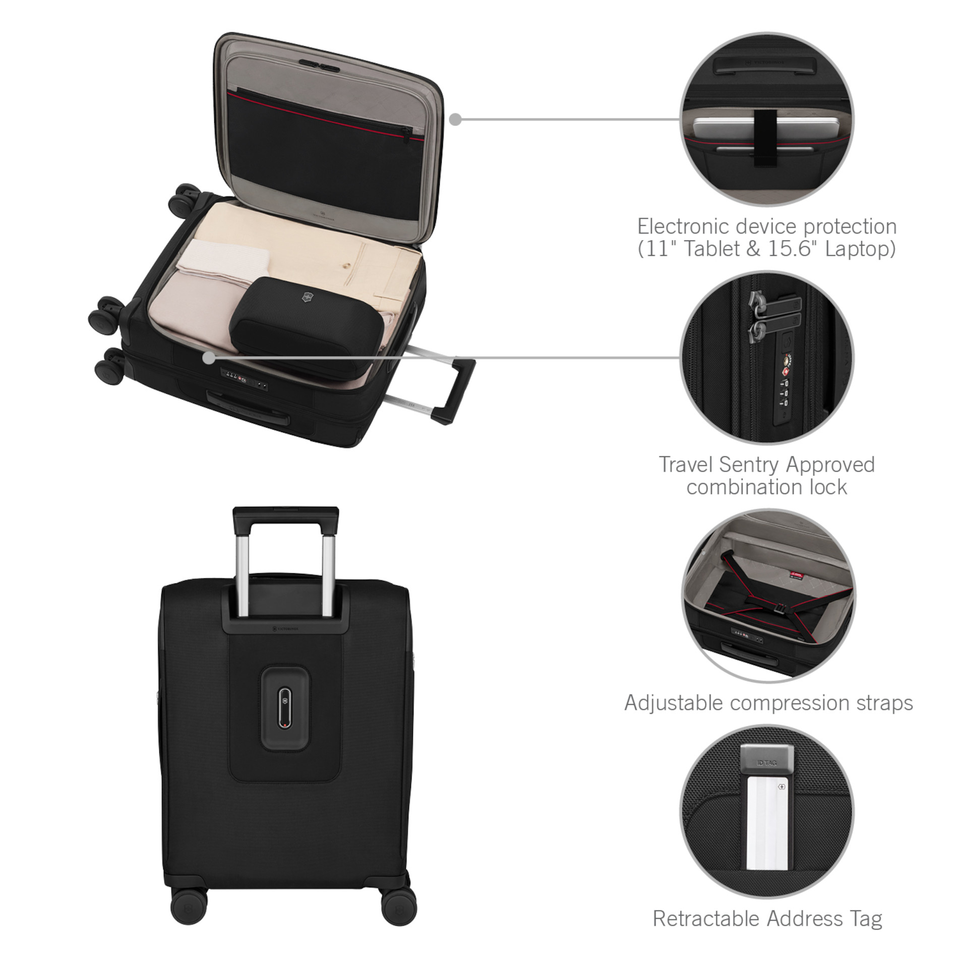 Werks Traveler 7.0 Global Carry-On - Black