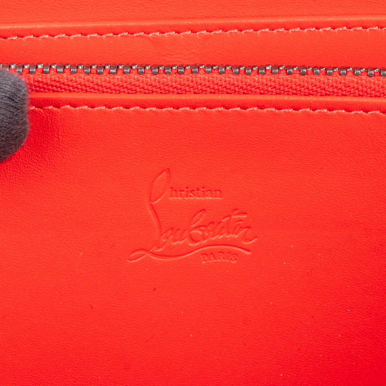 Christian Louboutin Panettone Spikes Zip Around Wallet
