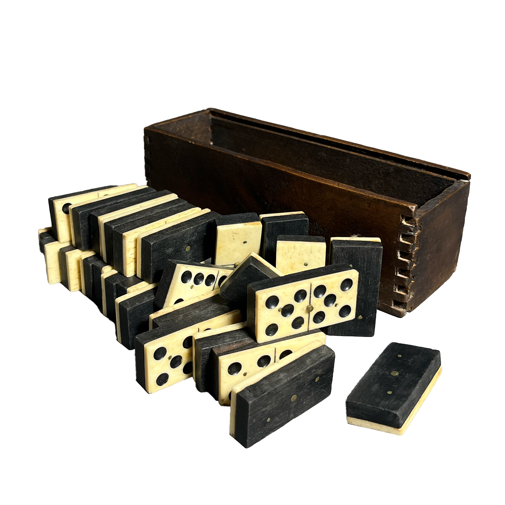 Domino - Knochen und Mahagoni
