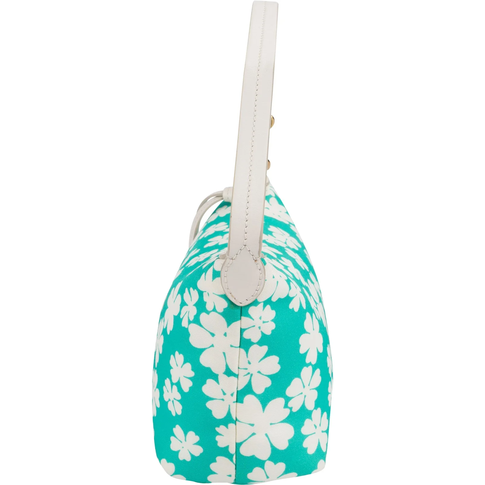 Miu Miu Nylon Flower Print Mini Pouch Handbag