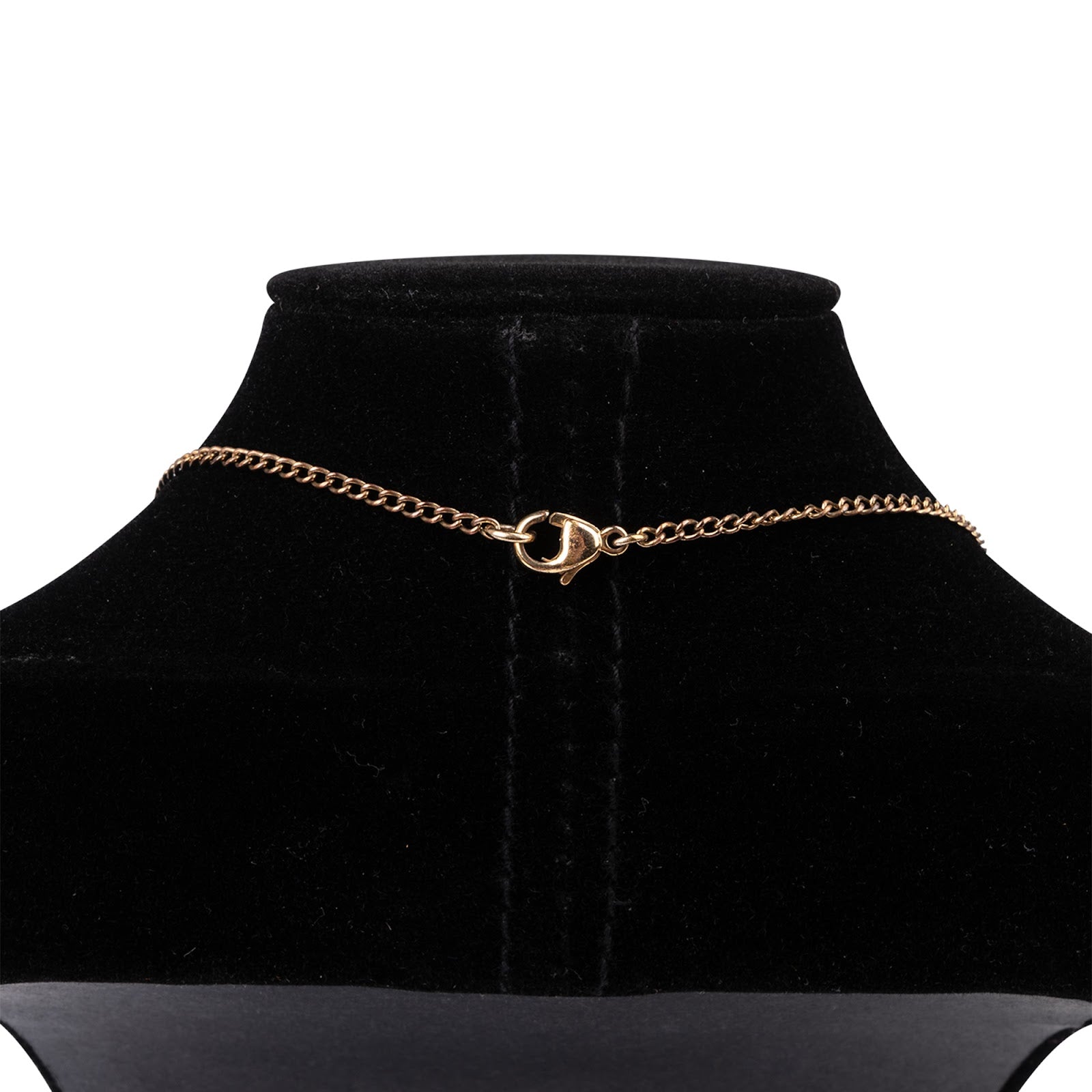 Chanel - Textured CC Emblem Pendant Necklace 04C