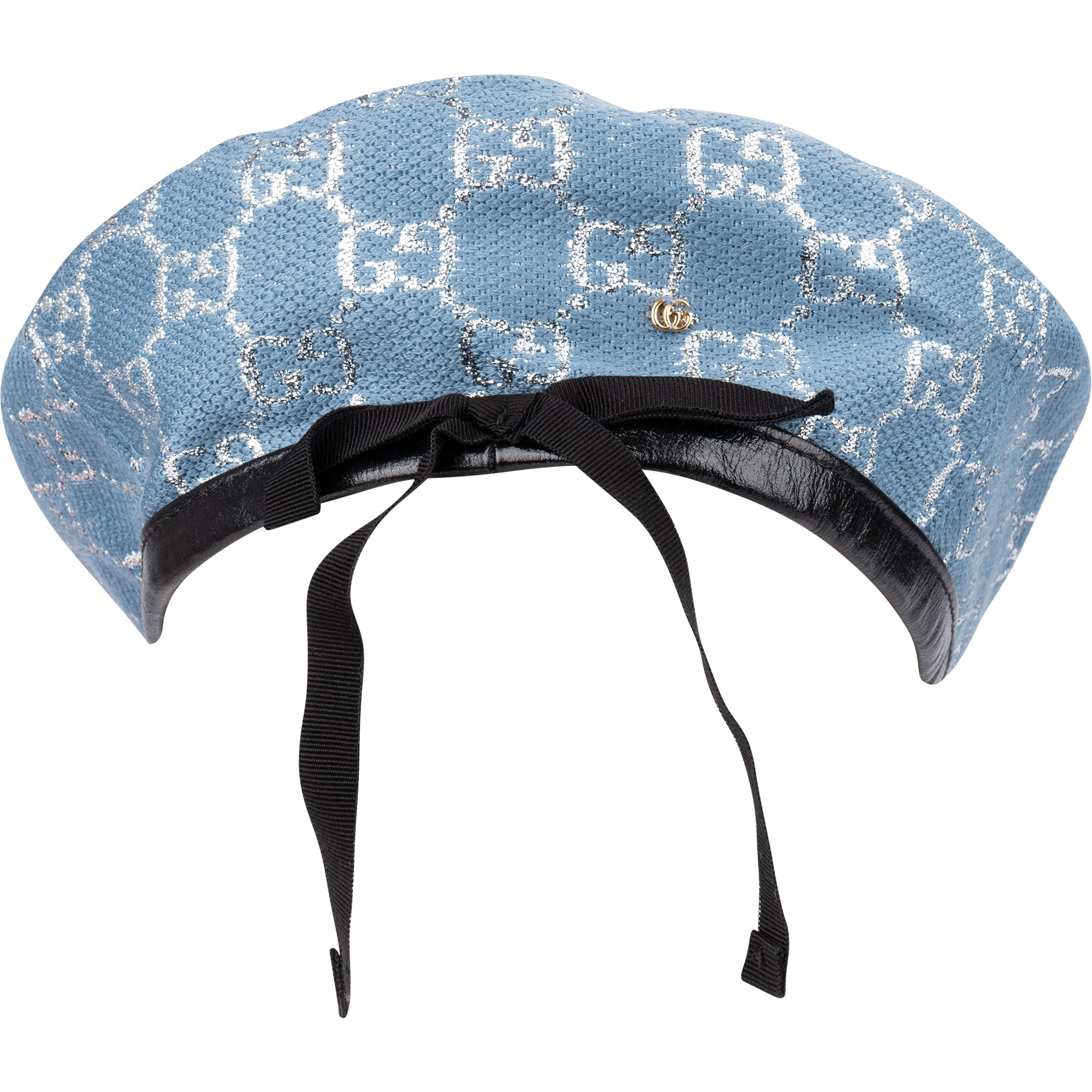 Gucci - Monogram GG Lame Beret