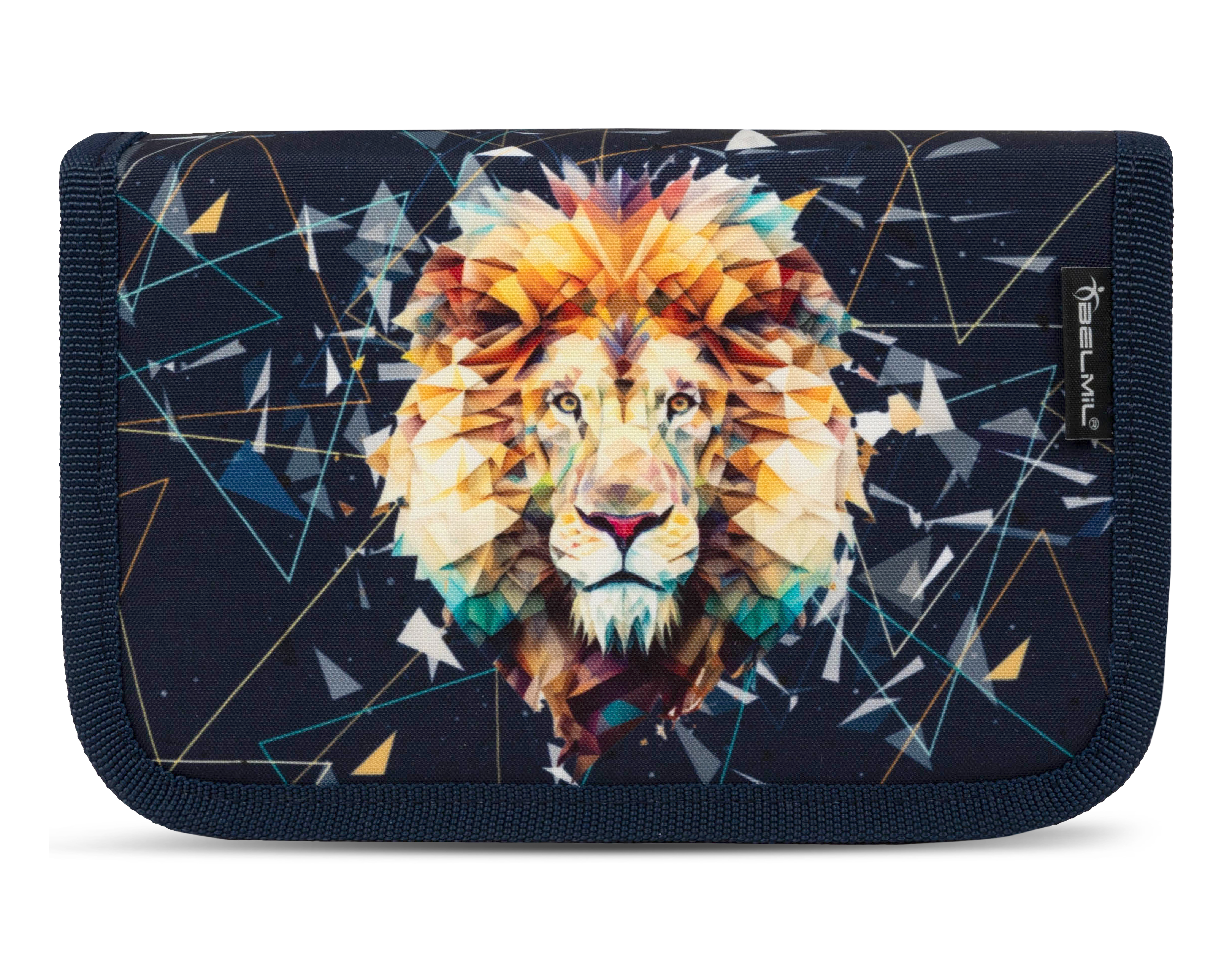 Compact satchel set 4-piece with chest strap - Lion