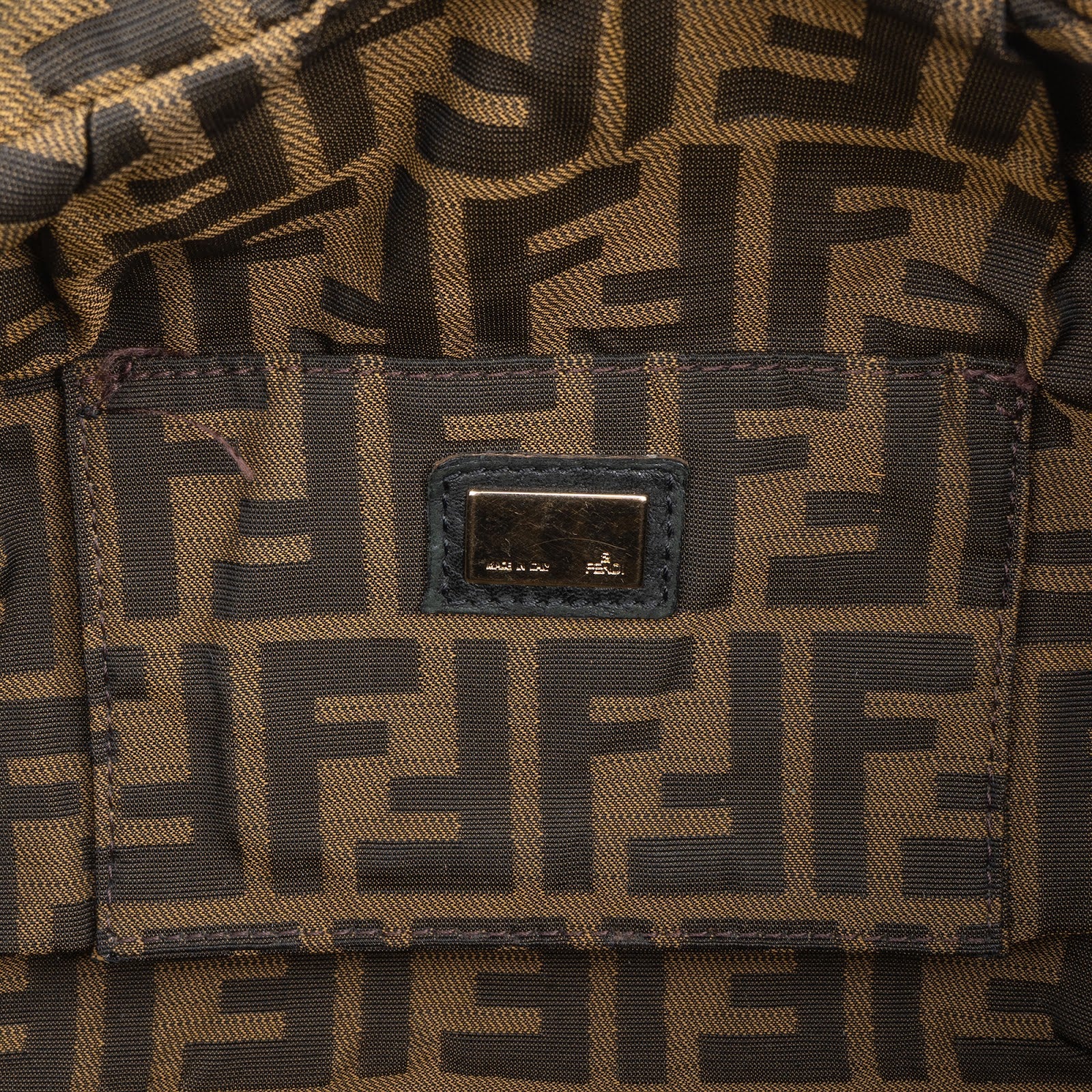 Fendi Leather Spy Bag Handbag