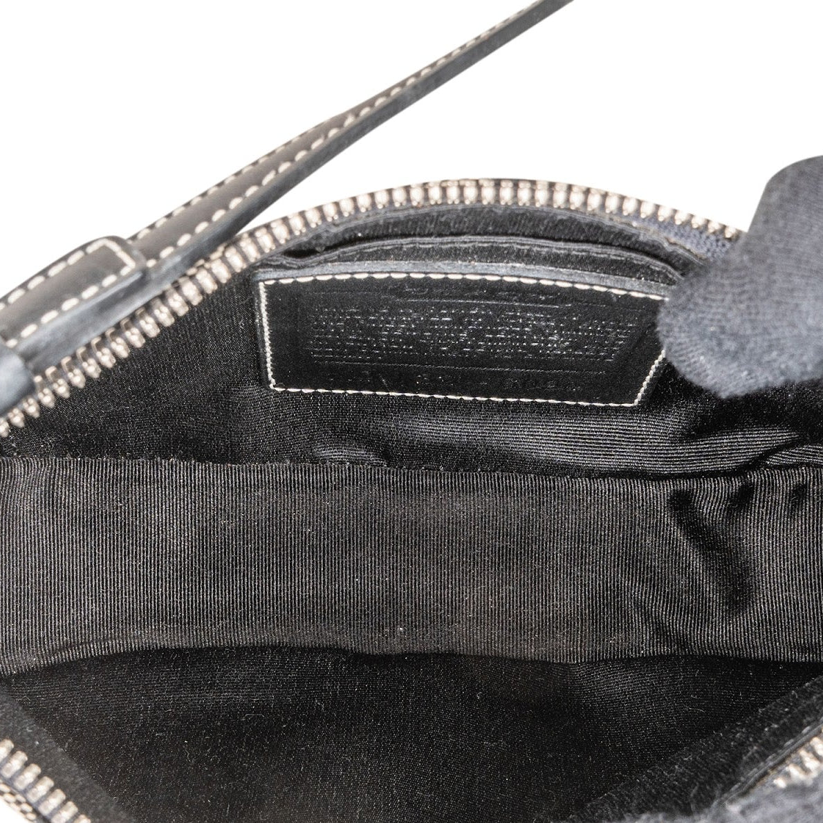 Coach Signature Monogram Pochette Handbag