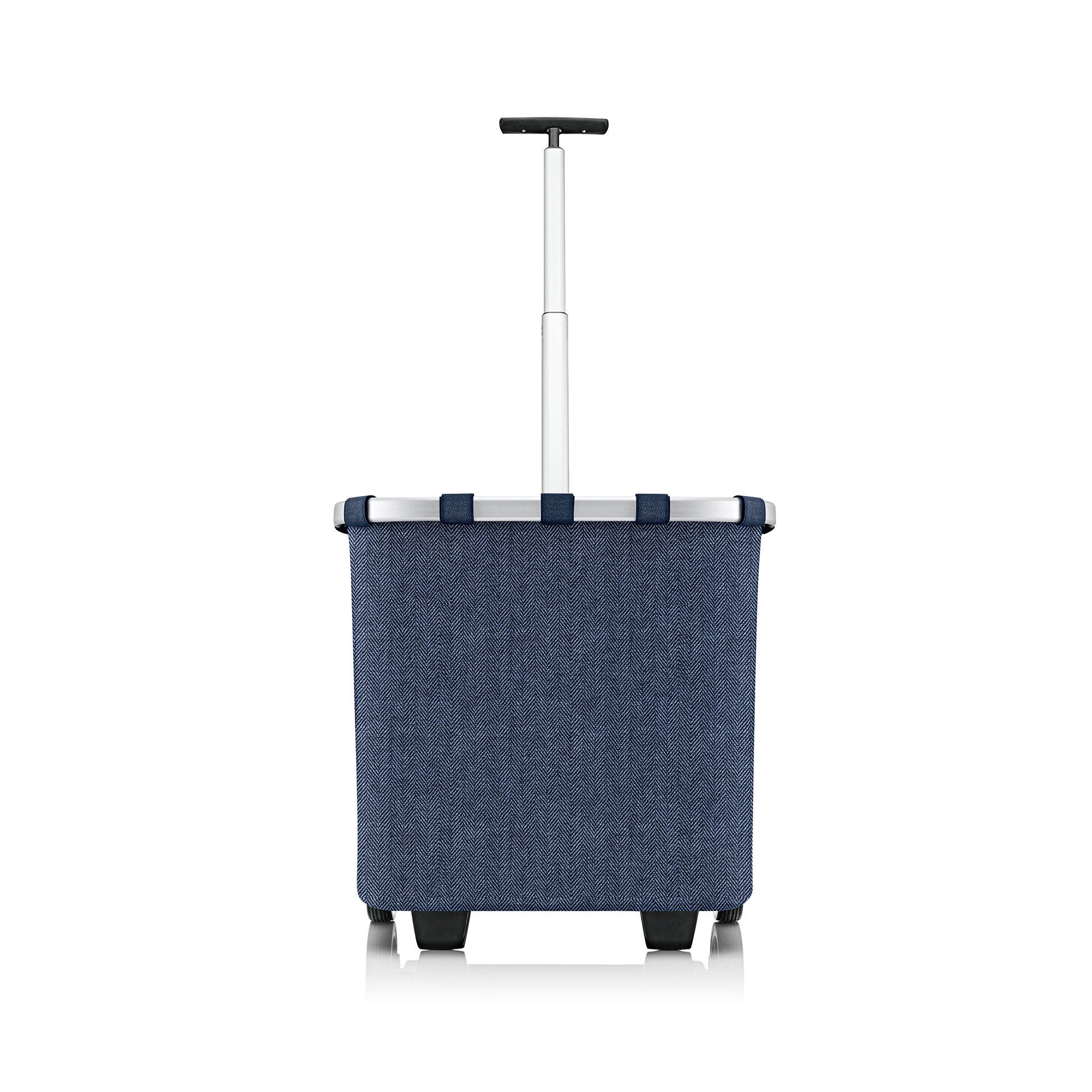 Carrycruiser with 2 wheels Shopping 40 Liter - herringbone dark blue
