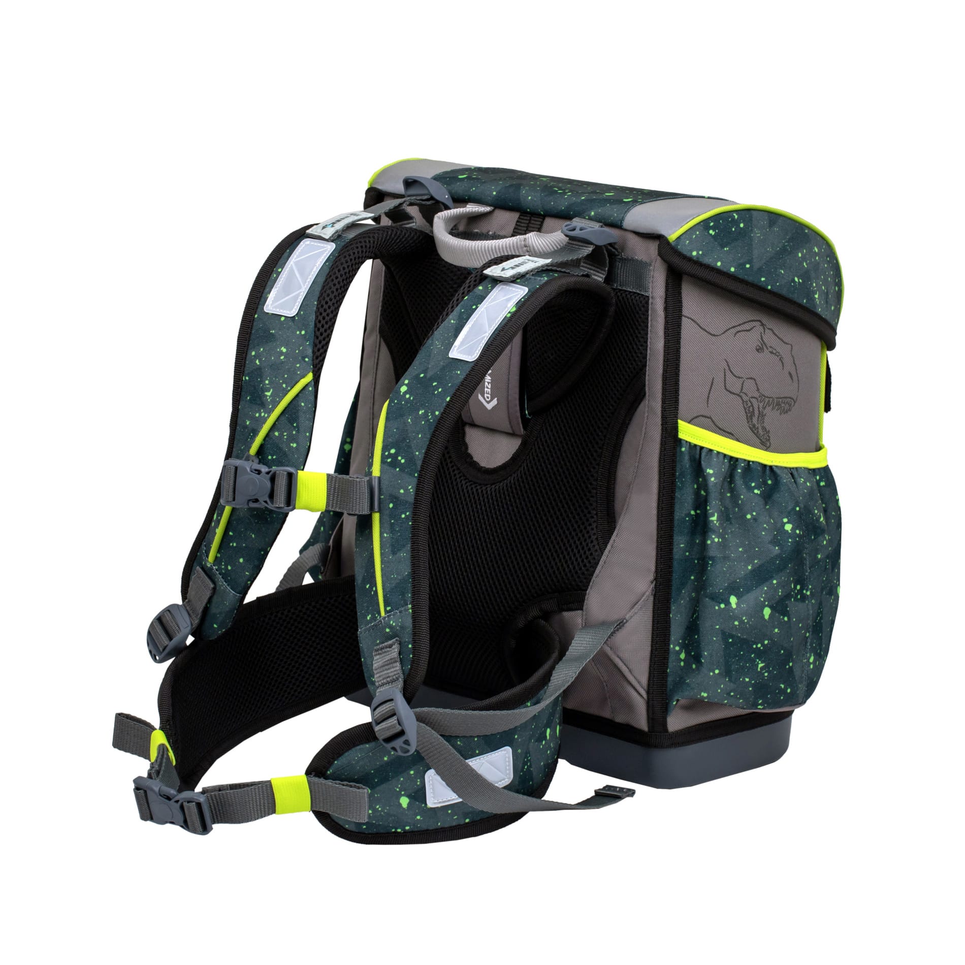 Customize Me ergonomic satchel set 4-piece - T-rex Roar