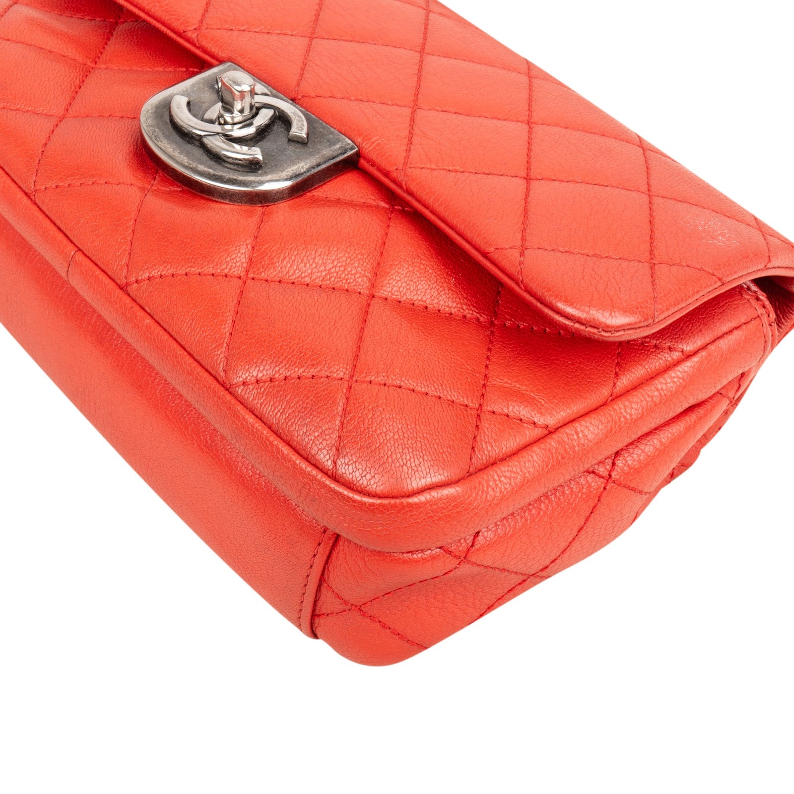 Chanel Quilted Stitched Goatskin Paris Seoul Double Carry Small Single Flap Crossbody Bag