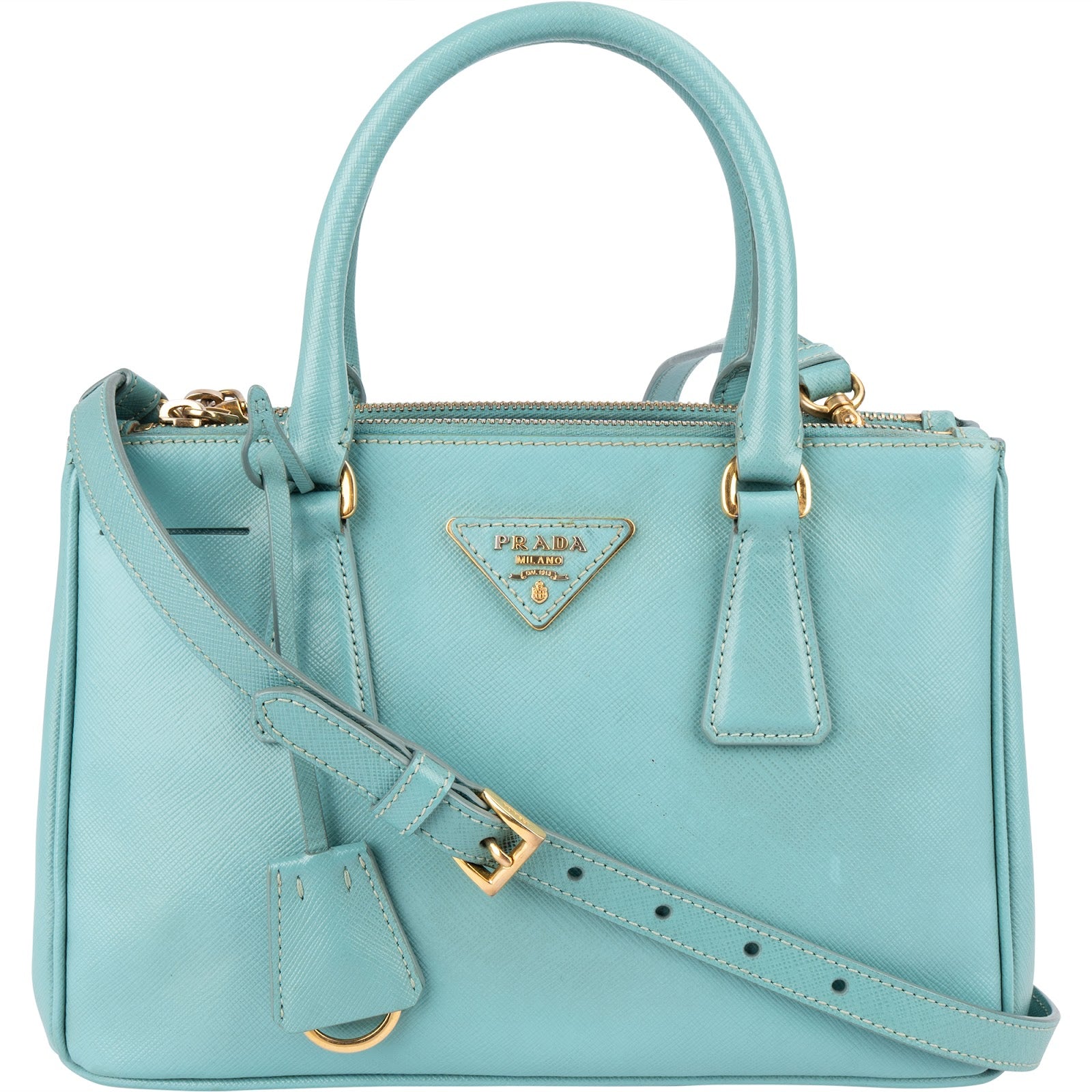 Prada Saffiano Leather Small Galleria Bag Handbag