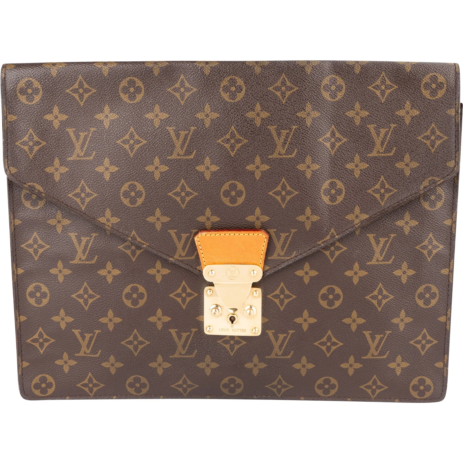 Louis Vuitton Monogram Canvas President Classeur Laptophülle