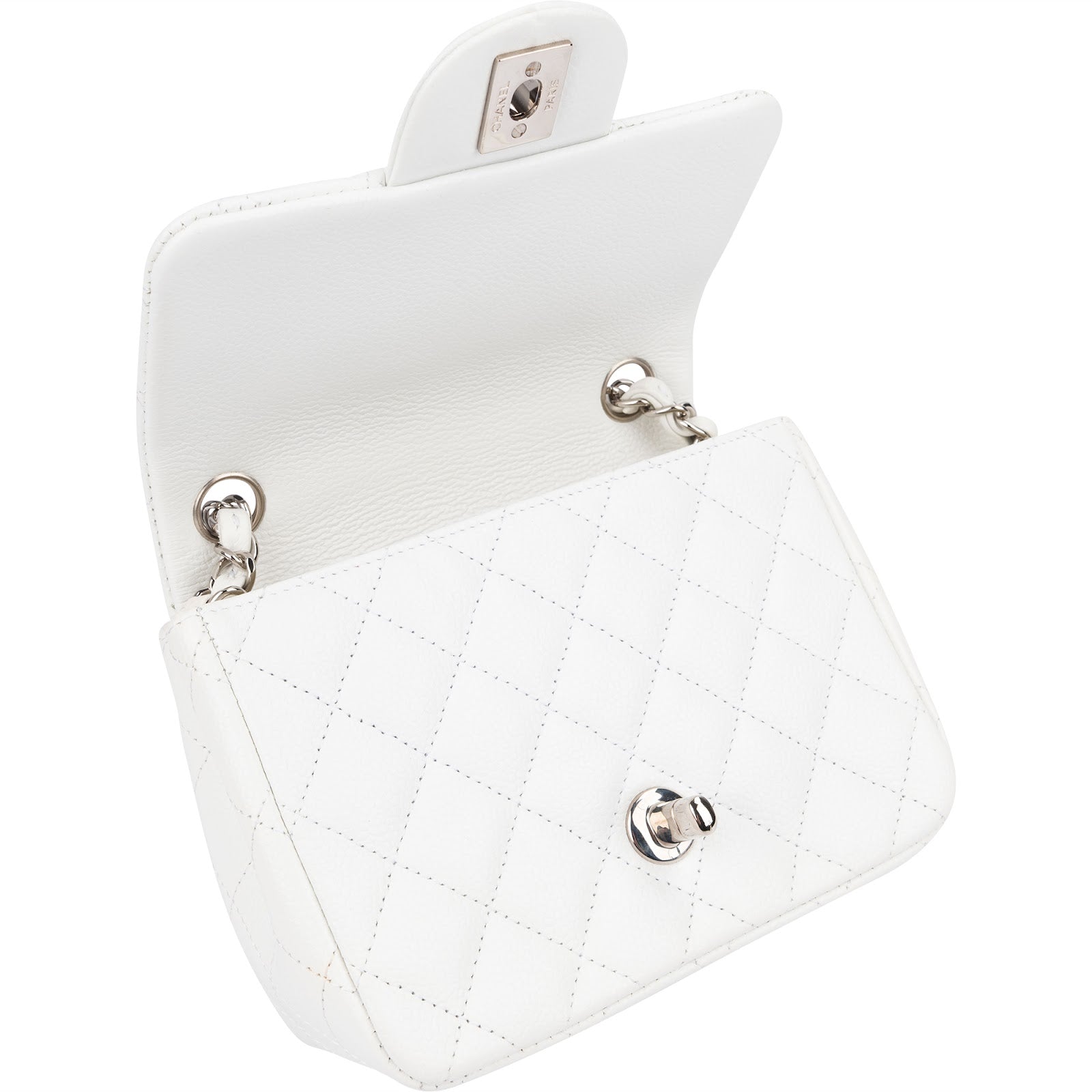 Chanel - Mini Square Single Flap Crossbody Bag
