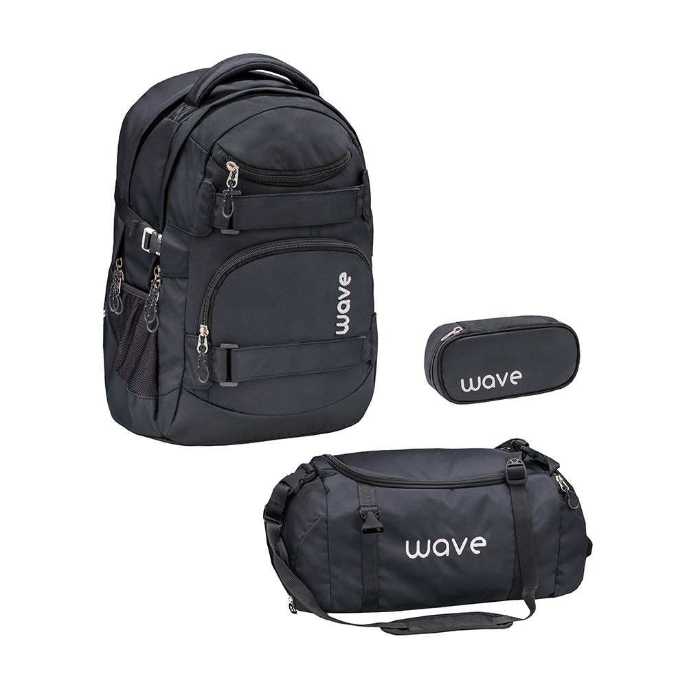 Infinity backpack set 3-piece - Black