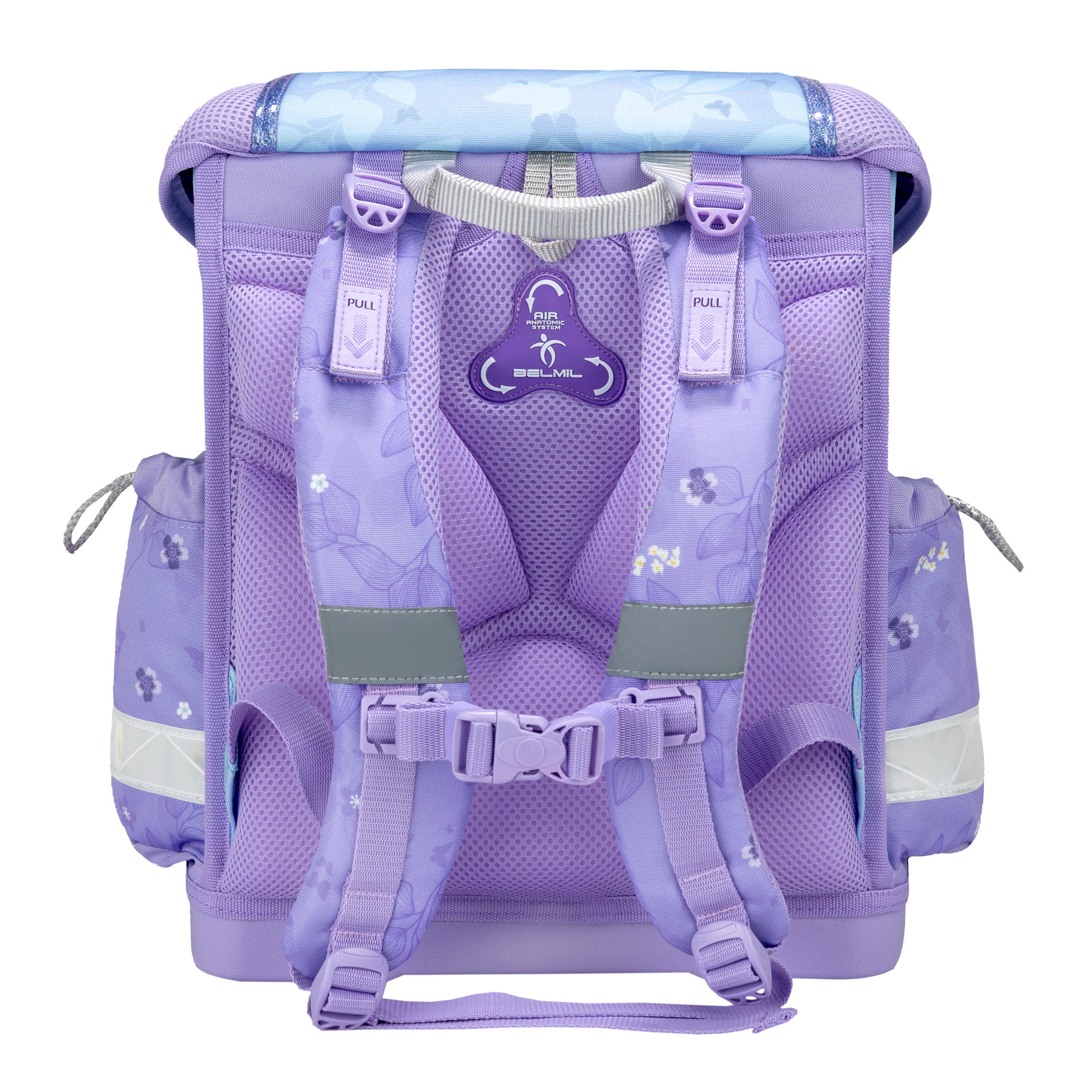 Classy ergonomisches Schulranzenset 4tlg. - Purple Blue Butterfly