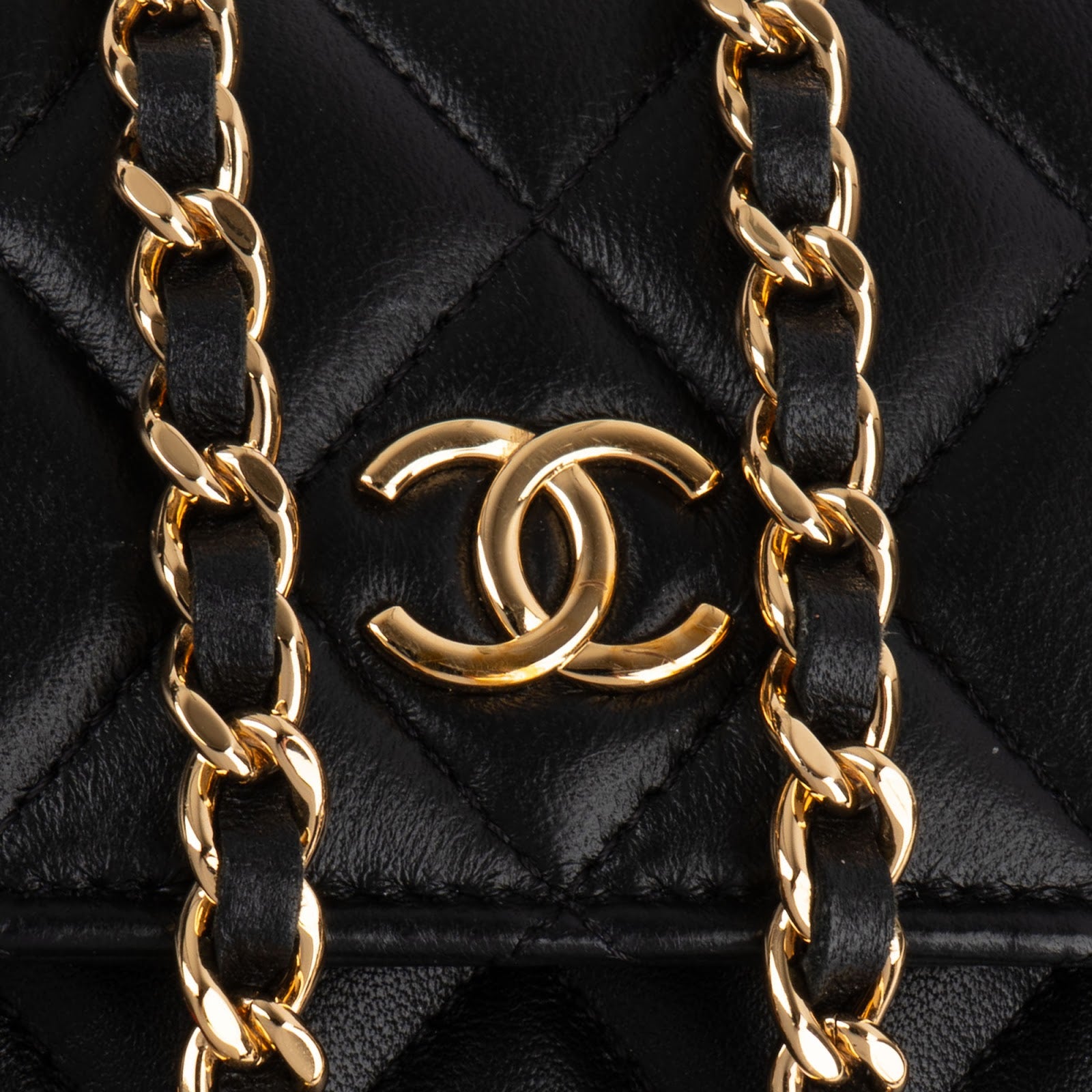 Chanel Quilted Lambskin Coco Casino Single Flap Crossbody Bag
