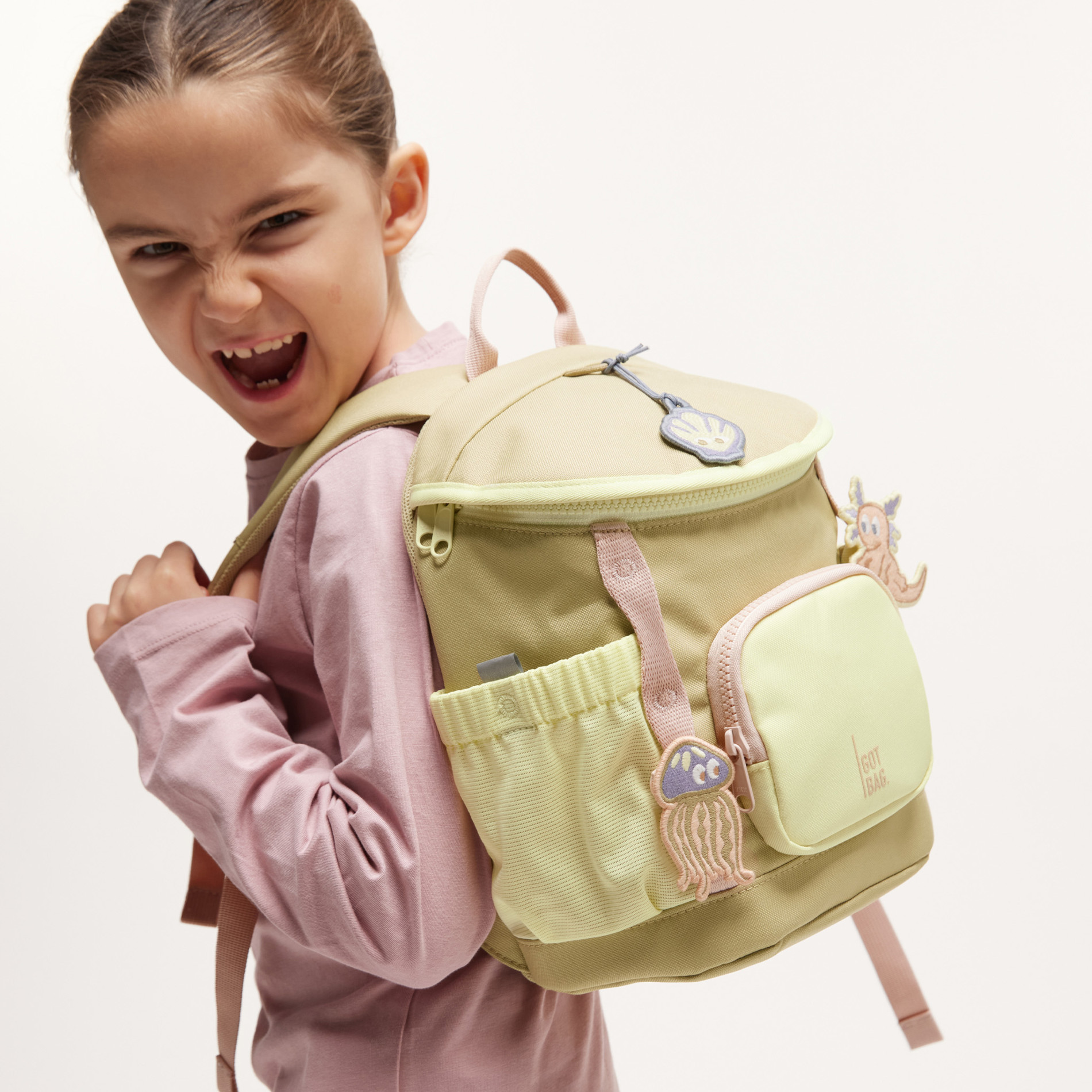 KIDS ADVENTURE PATCH SET - AXOLOTL multicolor