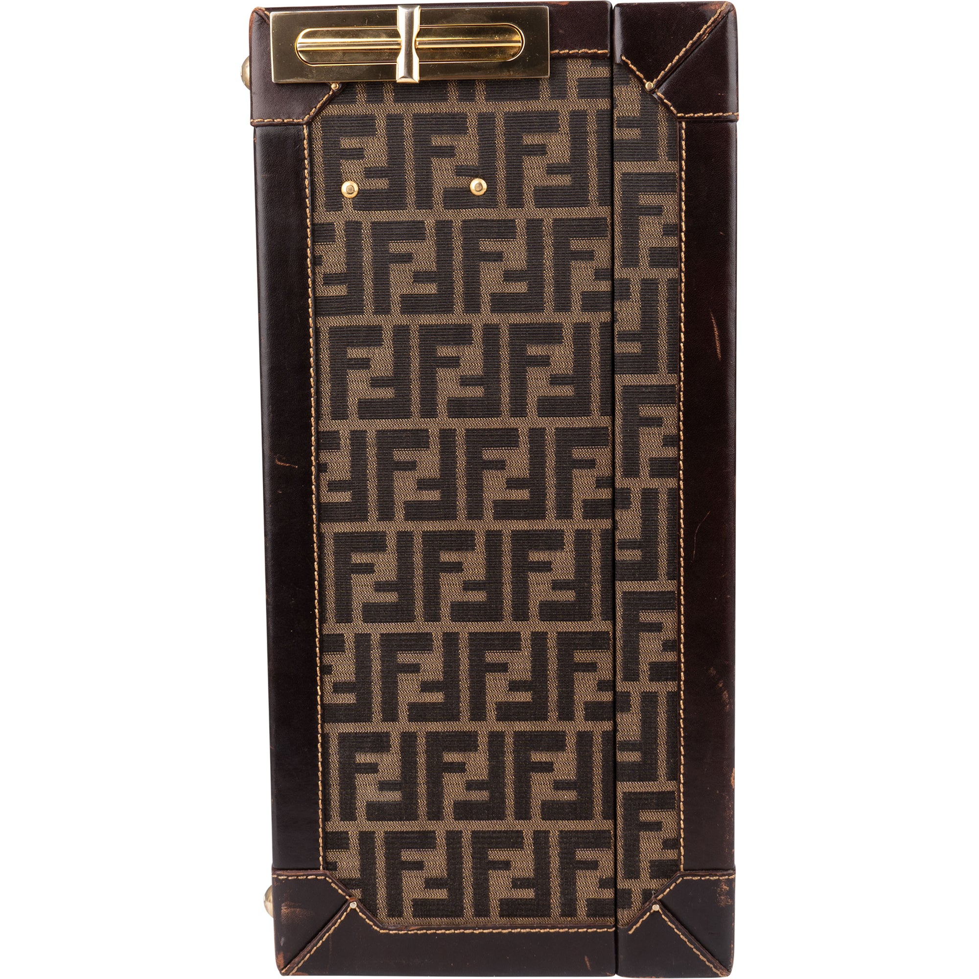 Fendi Monogram Zucca Canvas Vintage Koffer
