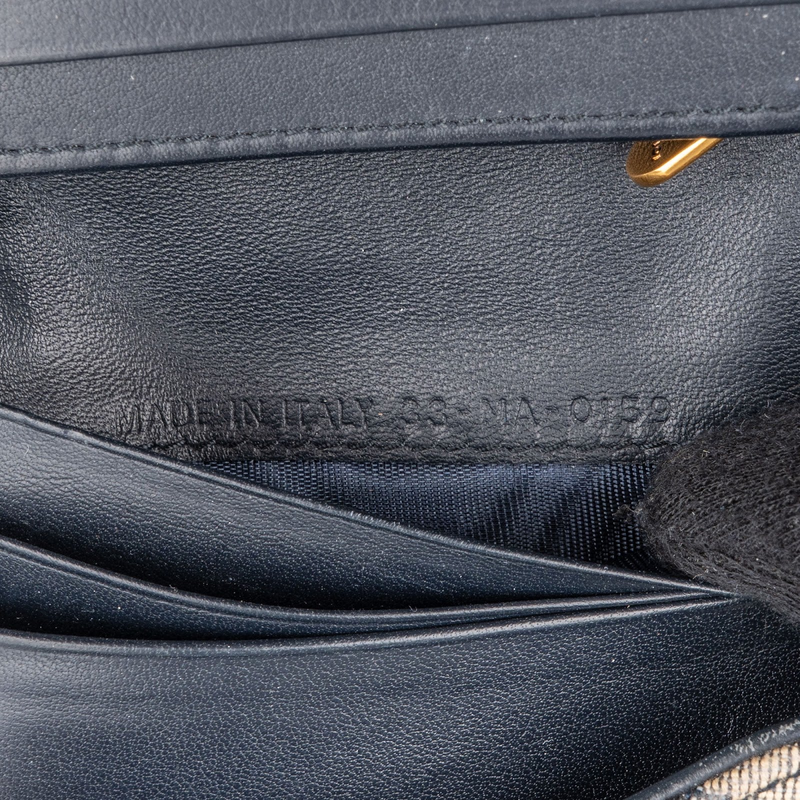 Christian Dior Oblique Jacquard Monogram Saddle Wallet