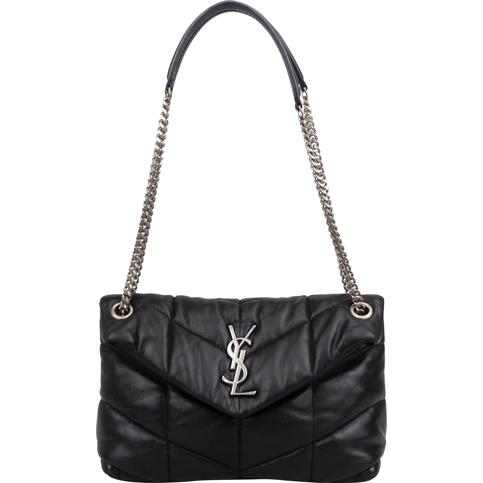 Saint Laurent Quilted Leather Loulou Puffer Crossbody Bag