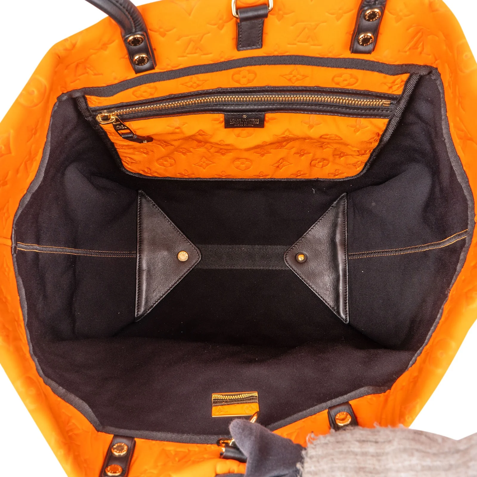 Louis Vuitton Nylon Scuba Monogram MM Shopping Shoulder Bag