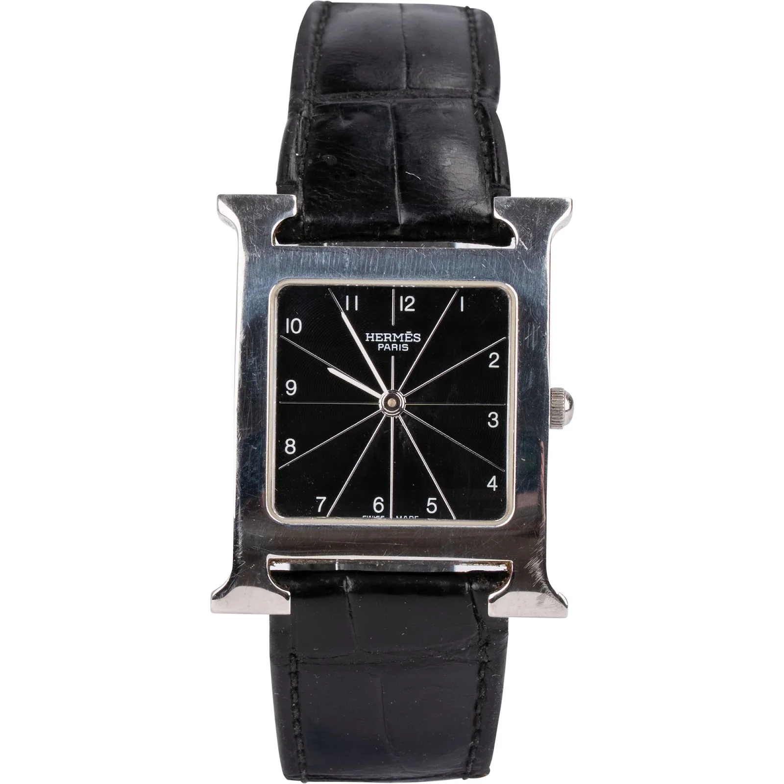 Hermès Silver Tone Heure H H1.510 Women Watch