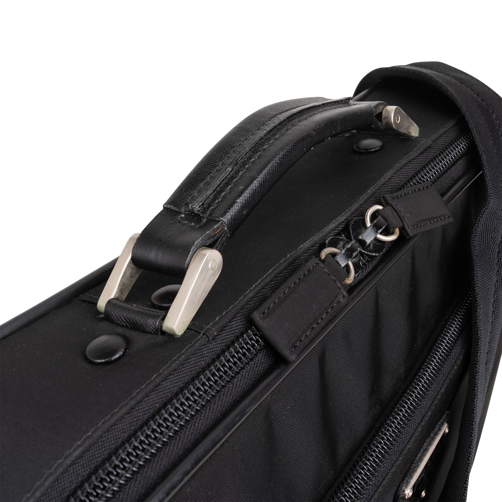 Prada Black Tessuto Nylon Laptop Business Bag