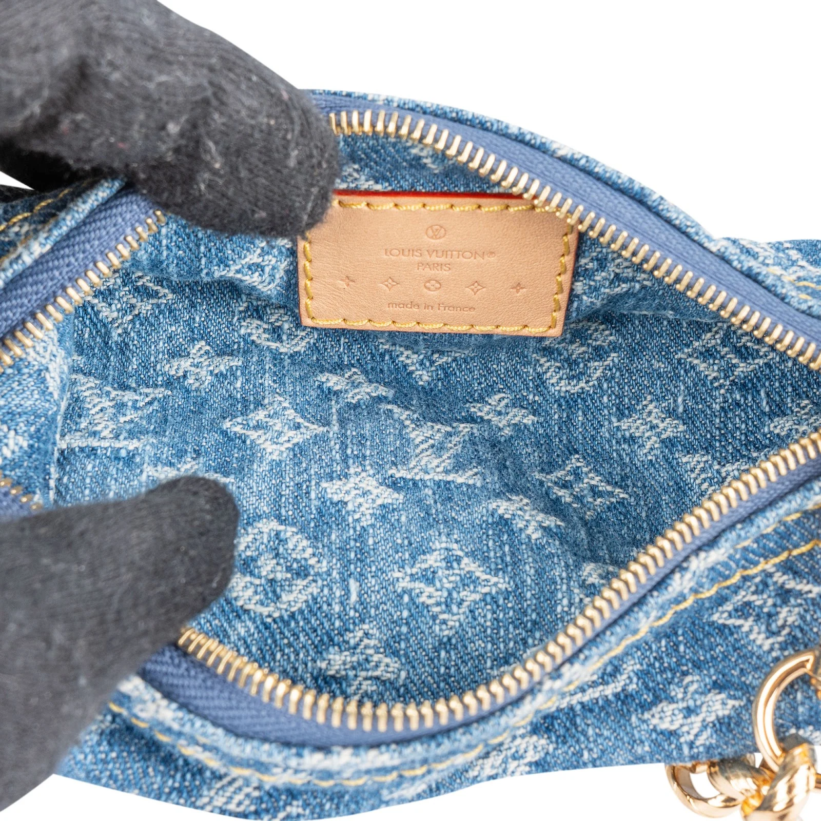 Louis Vuitton Monogram Denim Papillon Set Handbag