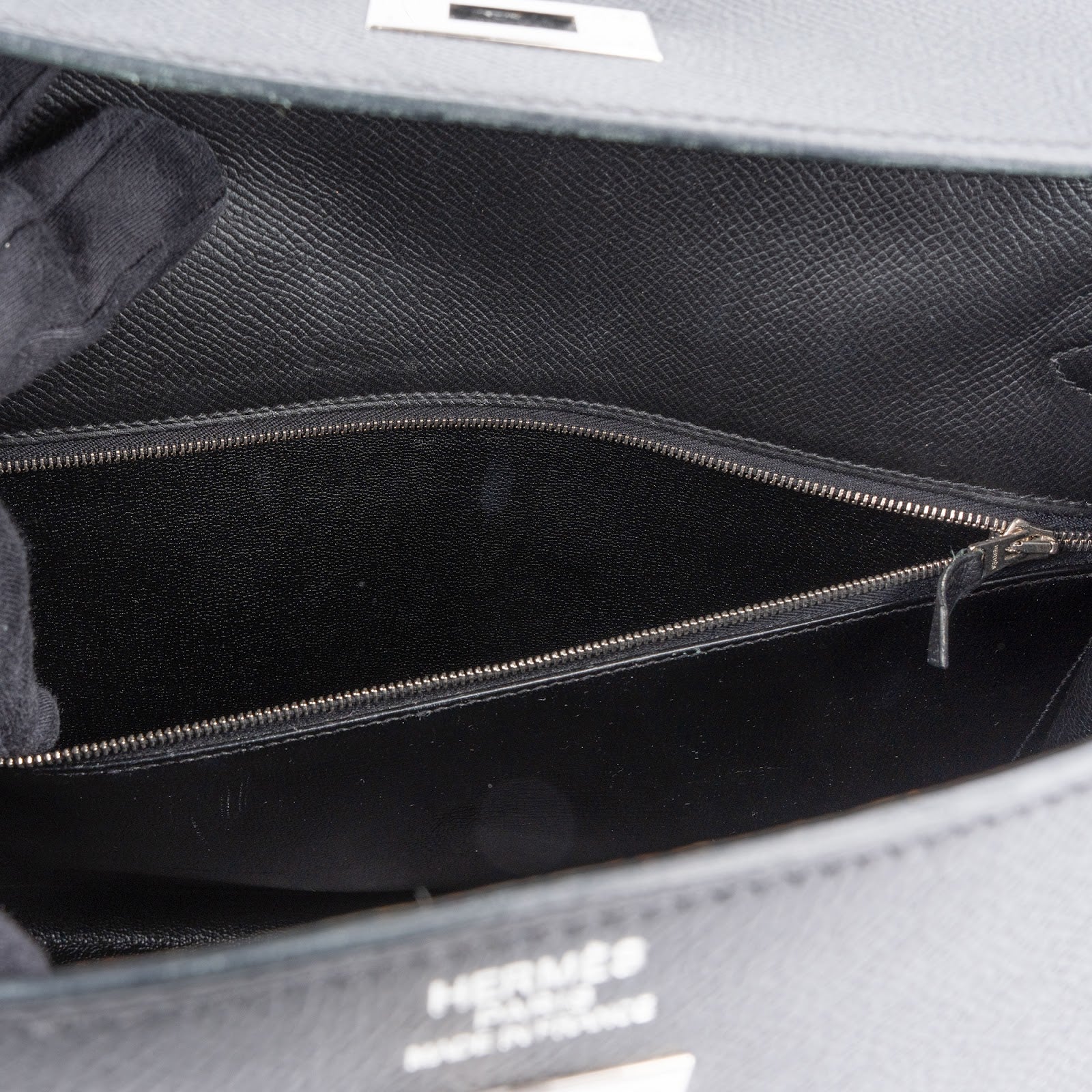 Hermès Noir Epsom Leather Sellier Kelly 35 Handbag