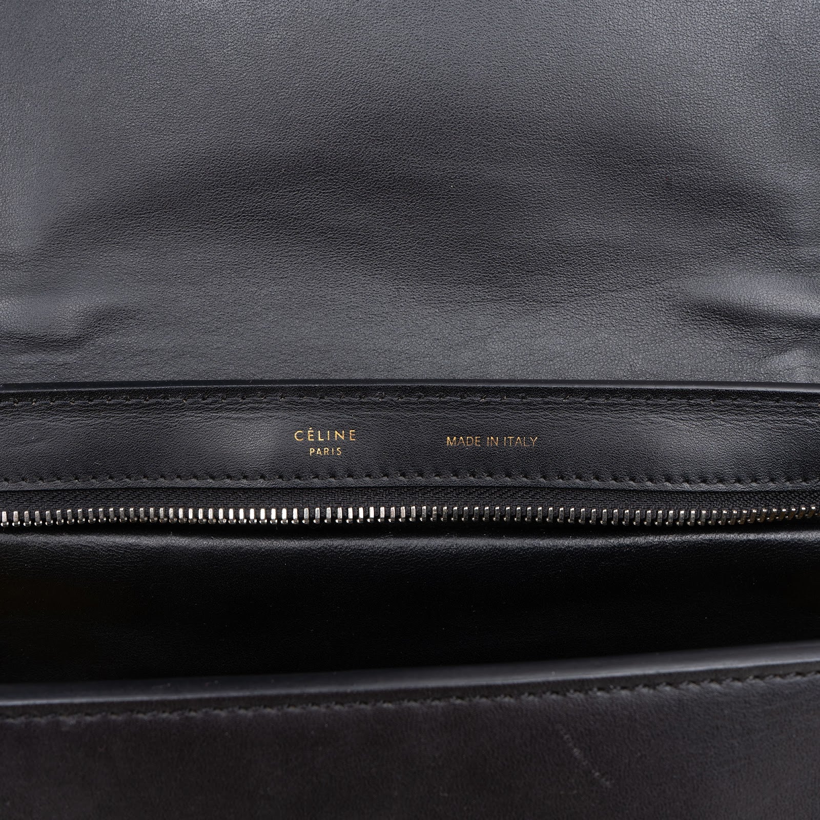 Céline Tricolor Leather Trapeze Handbag