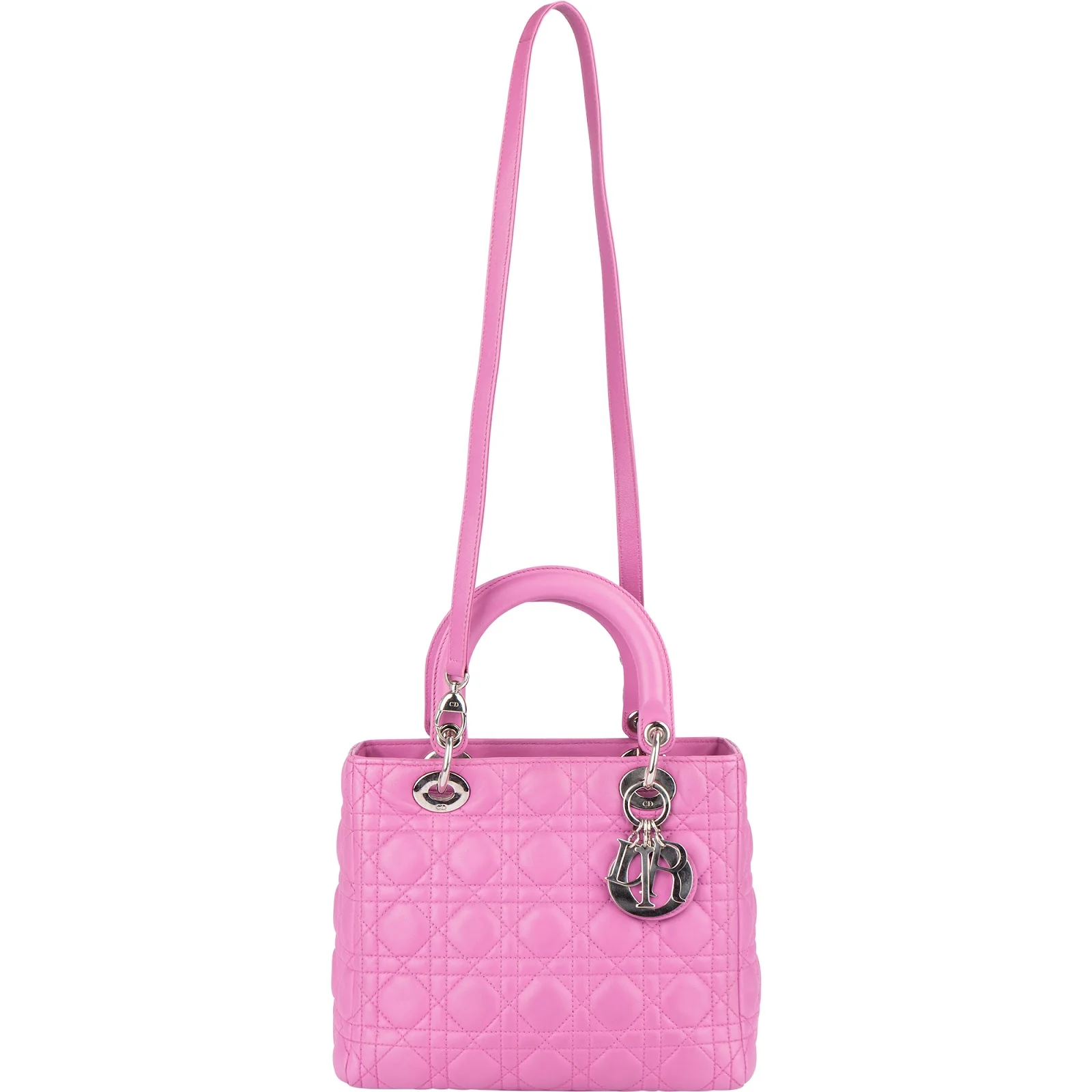 Christian Dior Quilted Leather Lady Dior Handbag
