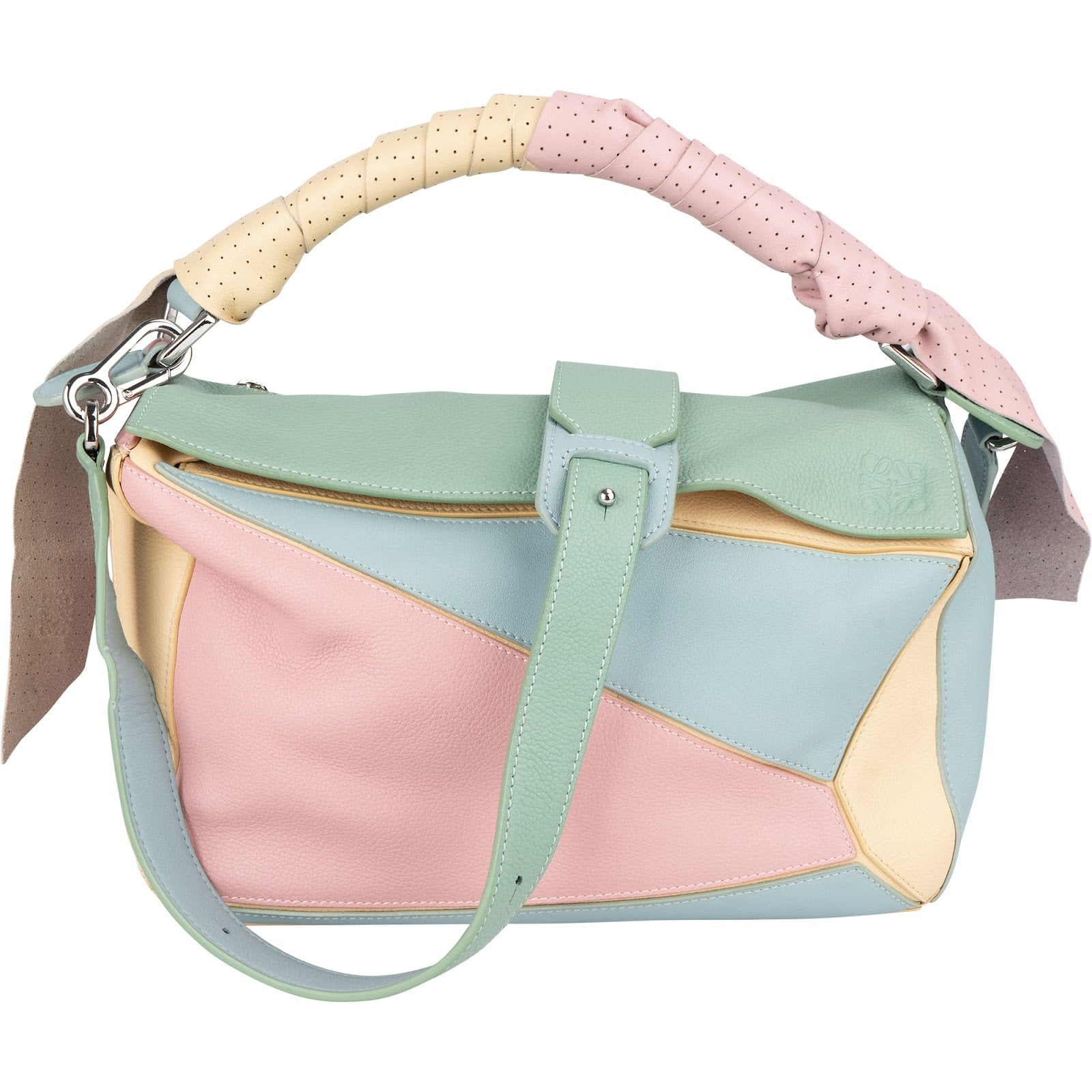 Sac à bandoulière Loewe « Puzzle » en cuir multicolore