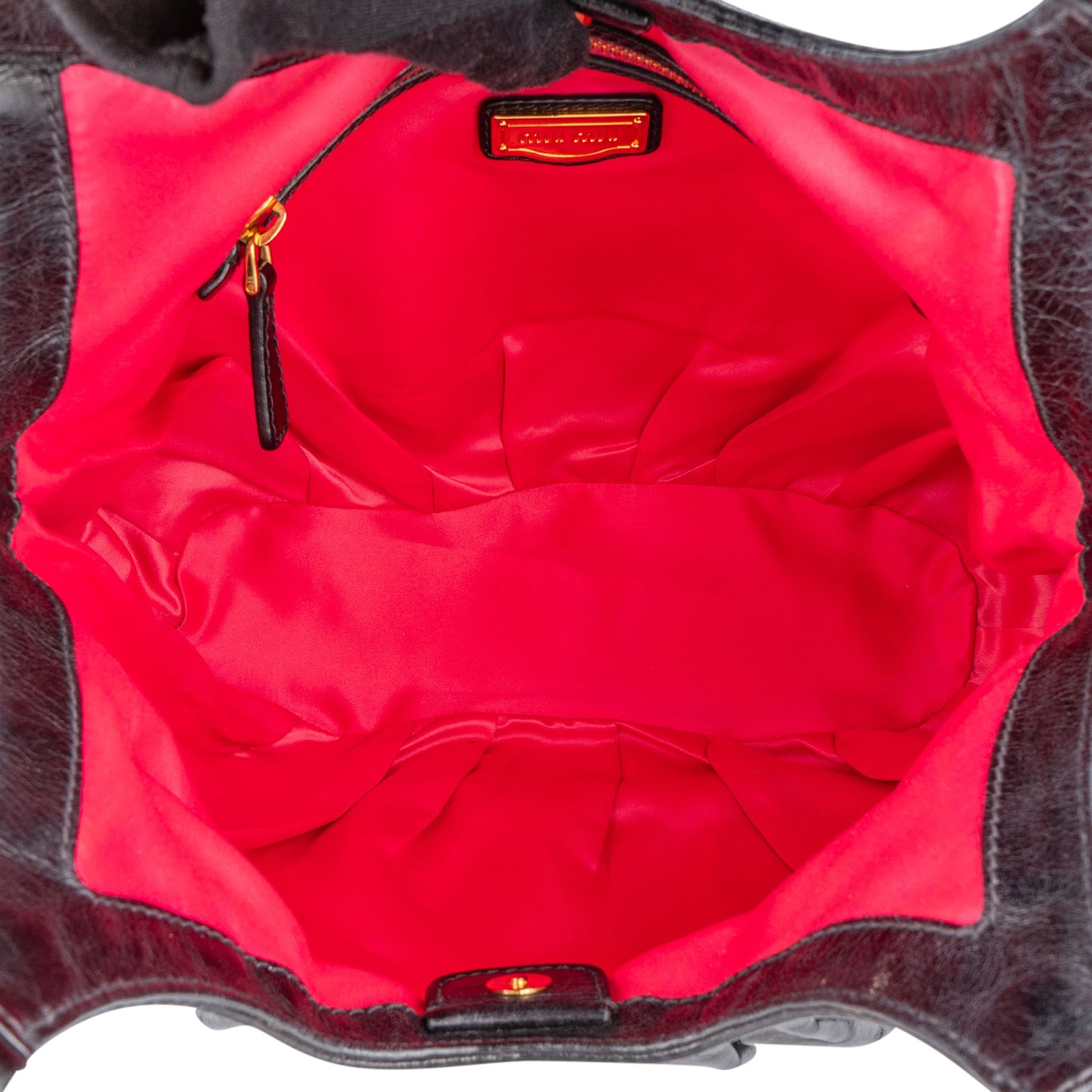 Torebka na ramię Miu Miu Vitello Lux Hobo