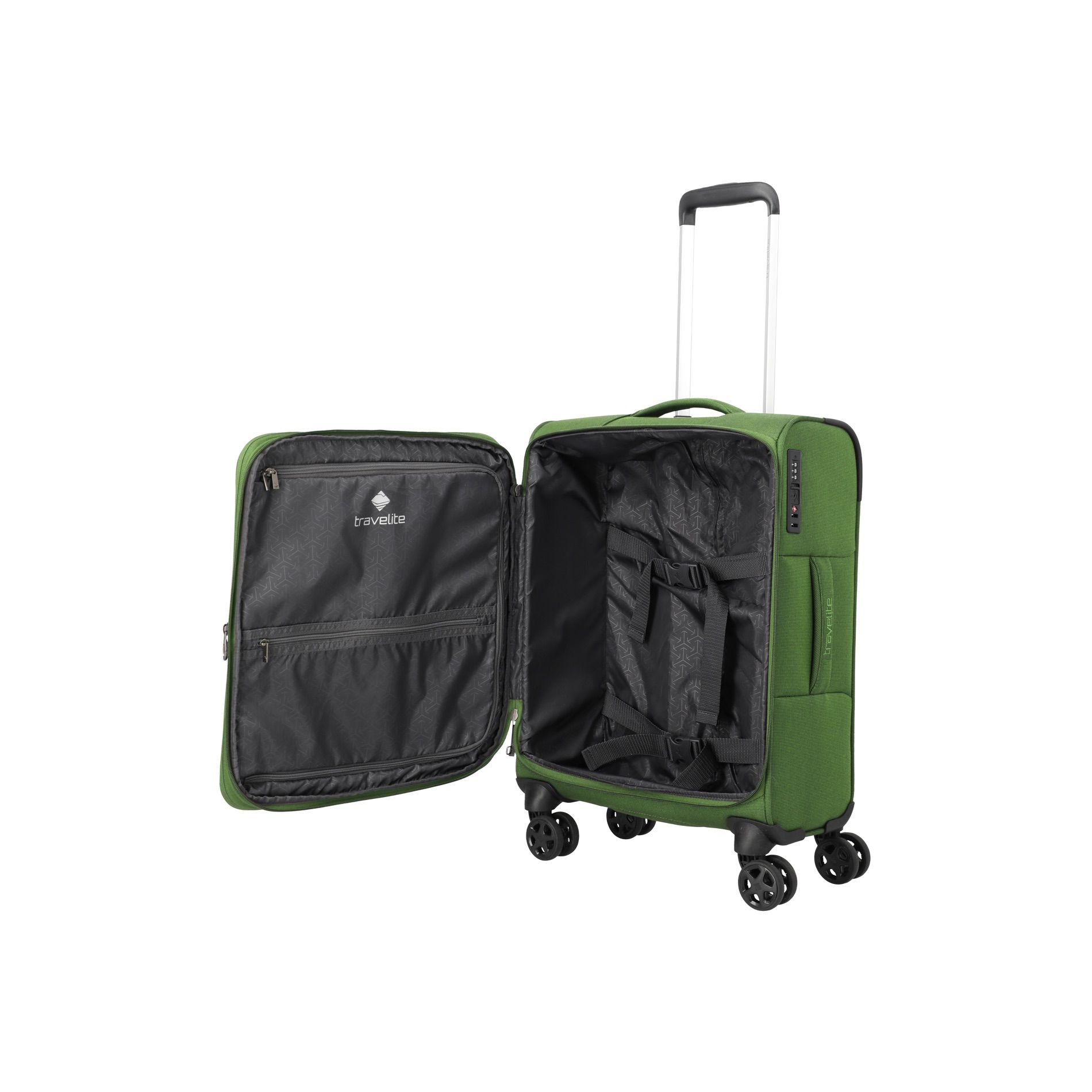 CUBIS Kabinengepäck S (55 cm) erweiterbar - Green