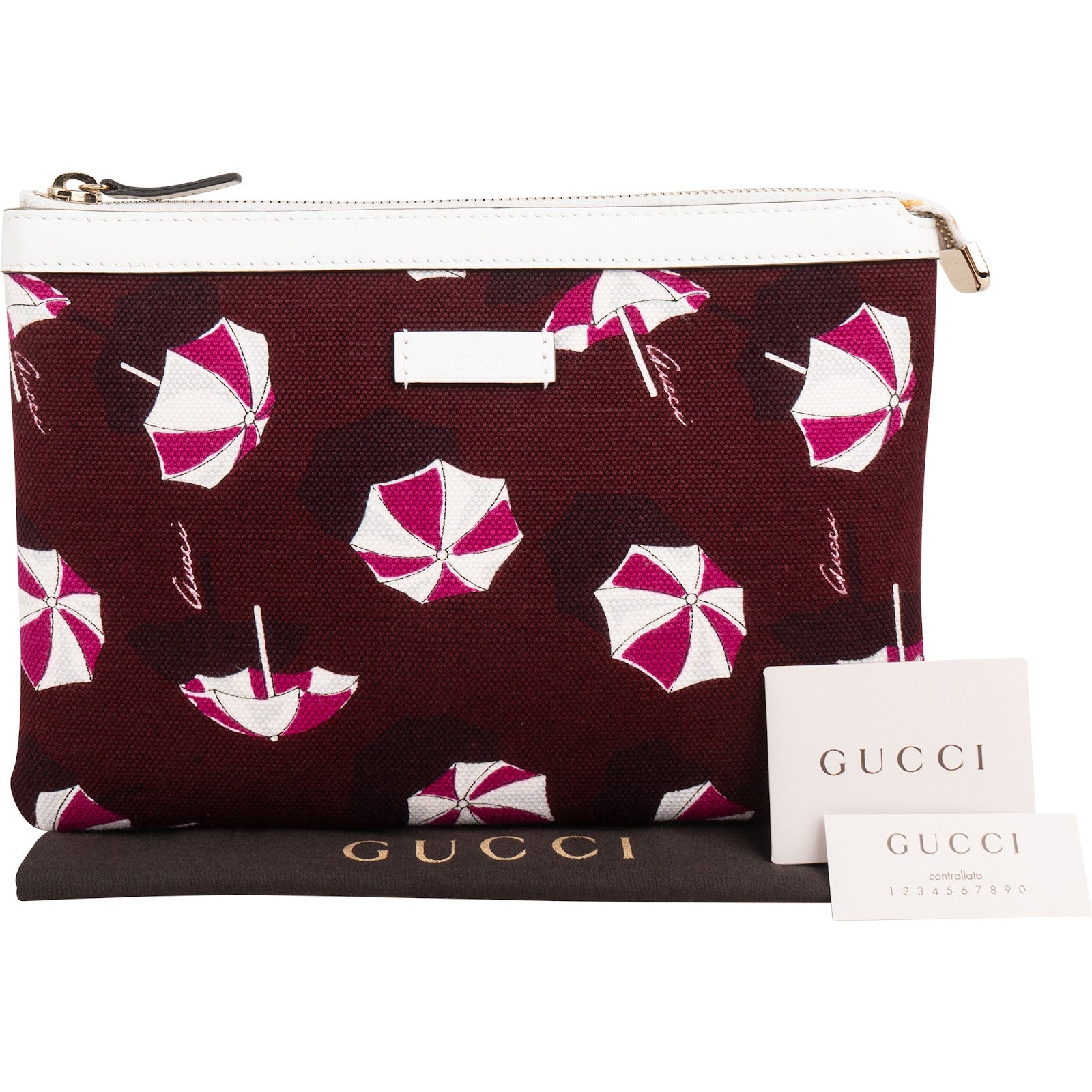 GUCCI - Clutch met parapluprint