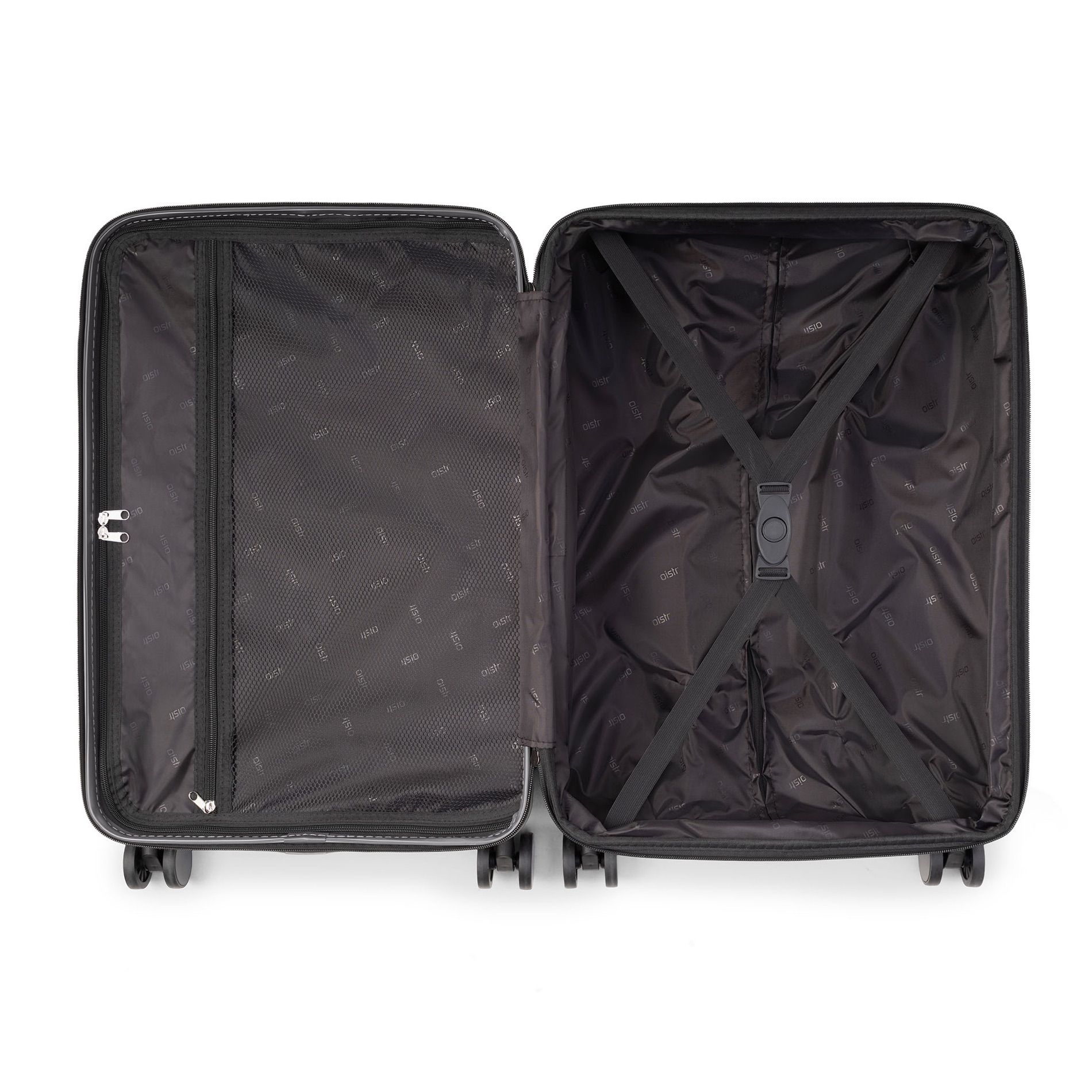 NAPOLI Trolley M (64 cm) erweiterbar - black