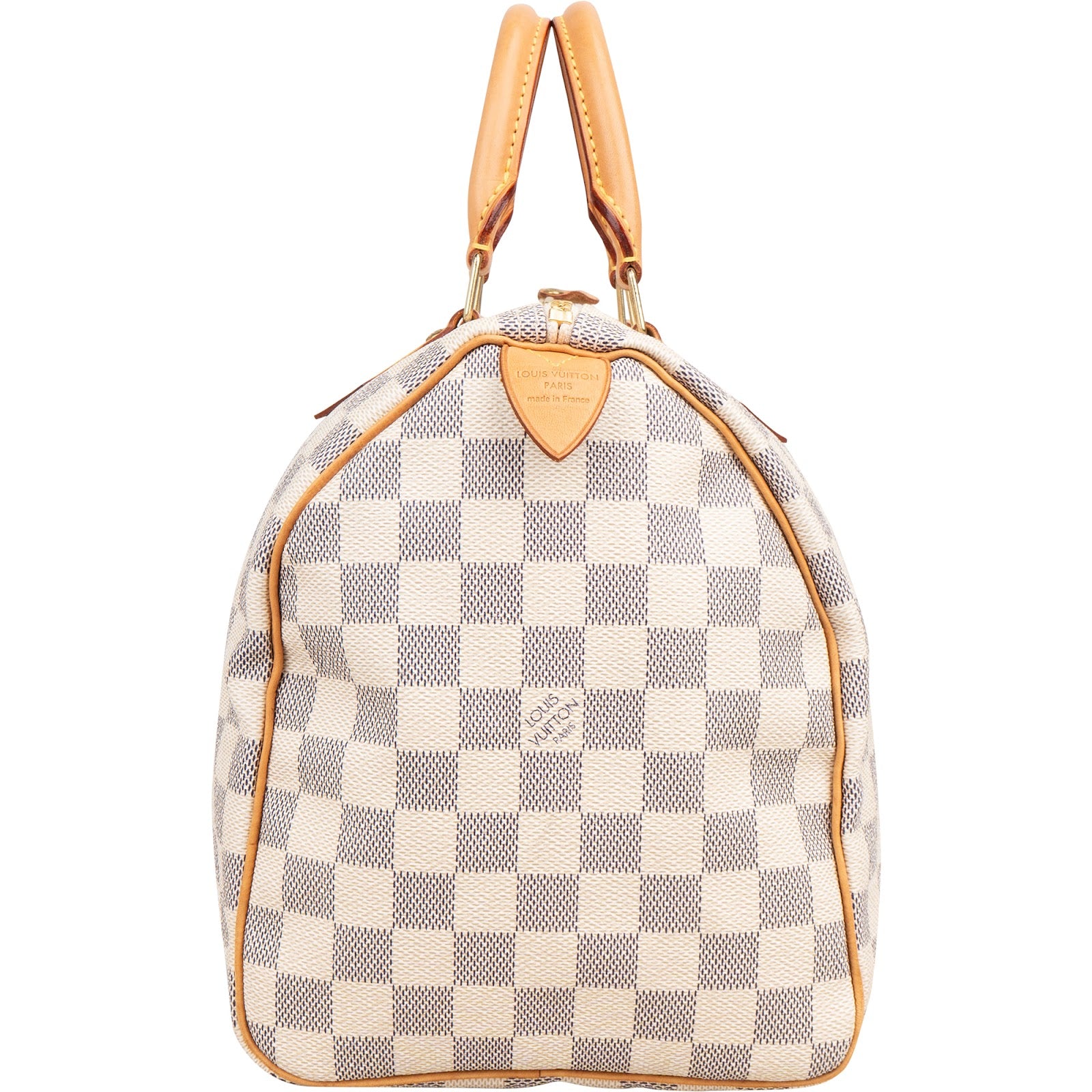 Louis Vuitton Monogram Damier Azur Speedy 30 Boston Bag