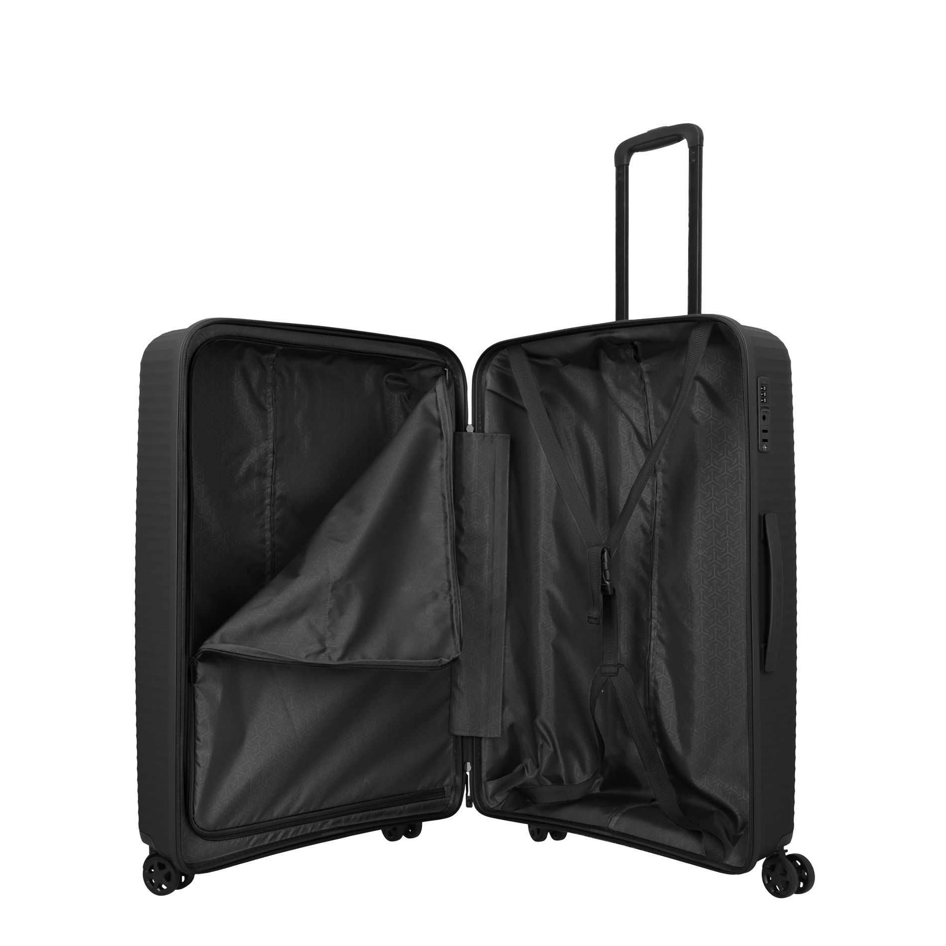 AIR STRIPE Trolley L (77 cm) - Black