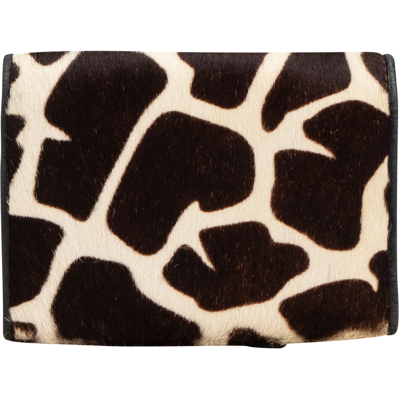 Prada Cavallino Animal Hair Giraffe Print Schlüsseletui