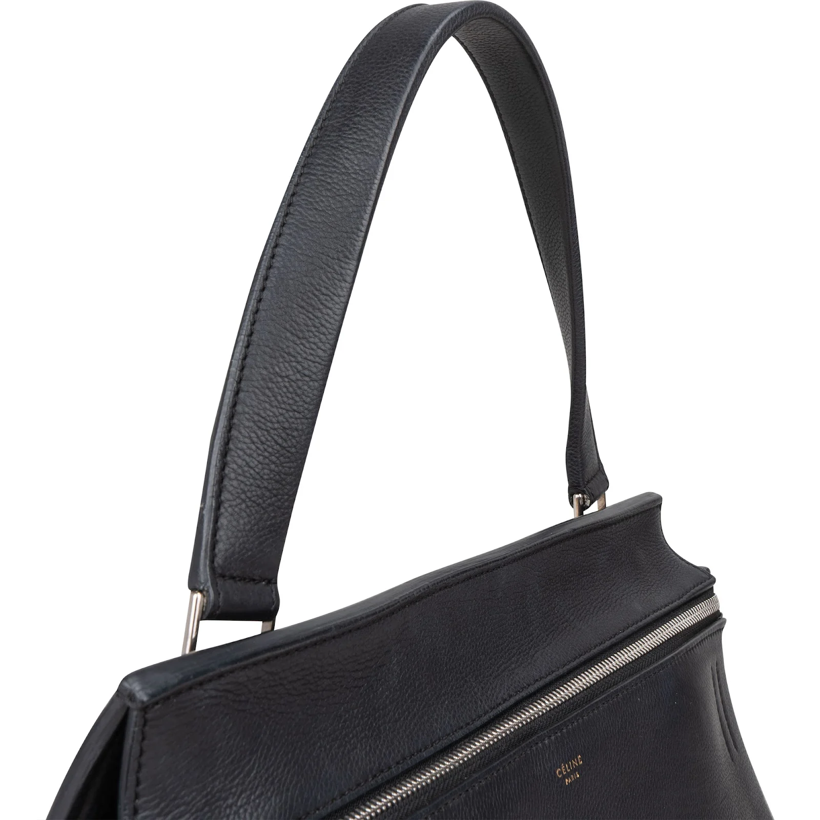 Céline Grained Leather Edge Handbag