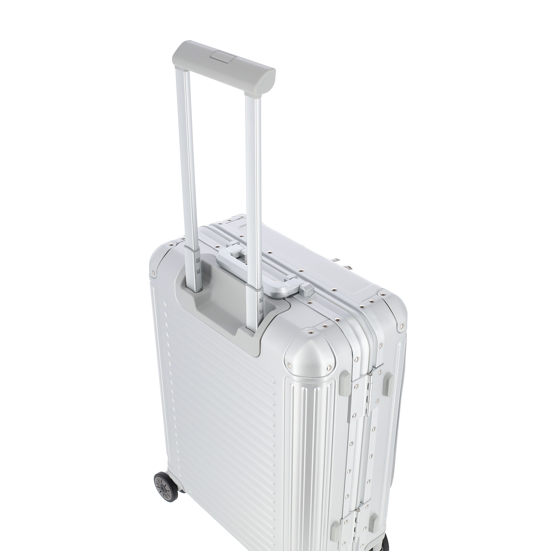 NEXT Handgepäck S+ mit Vortasche - Silber